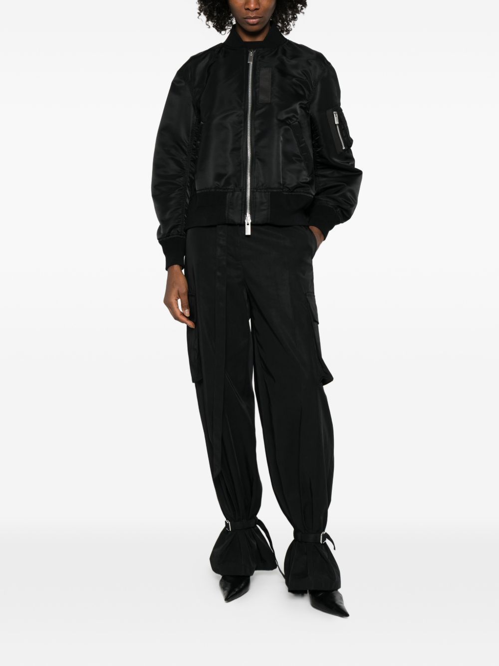 Sacai NYLON BOMBER JACKET Size M / US 6-8 / IT 42-44 - 4 Thumbnail