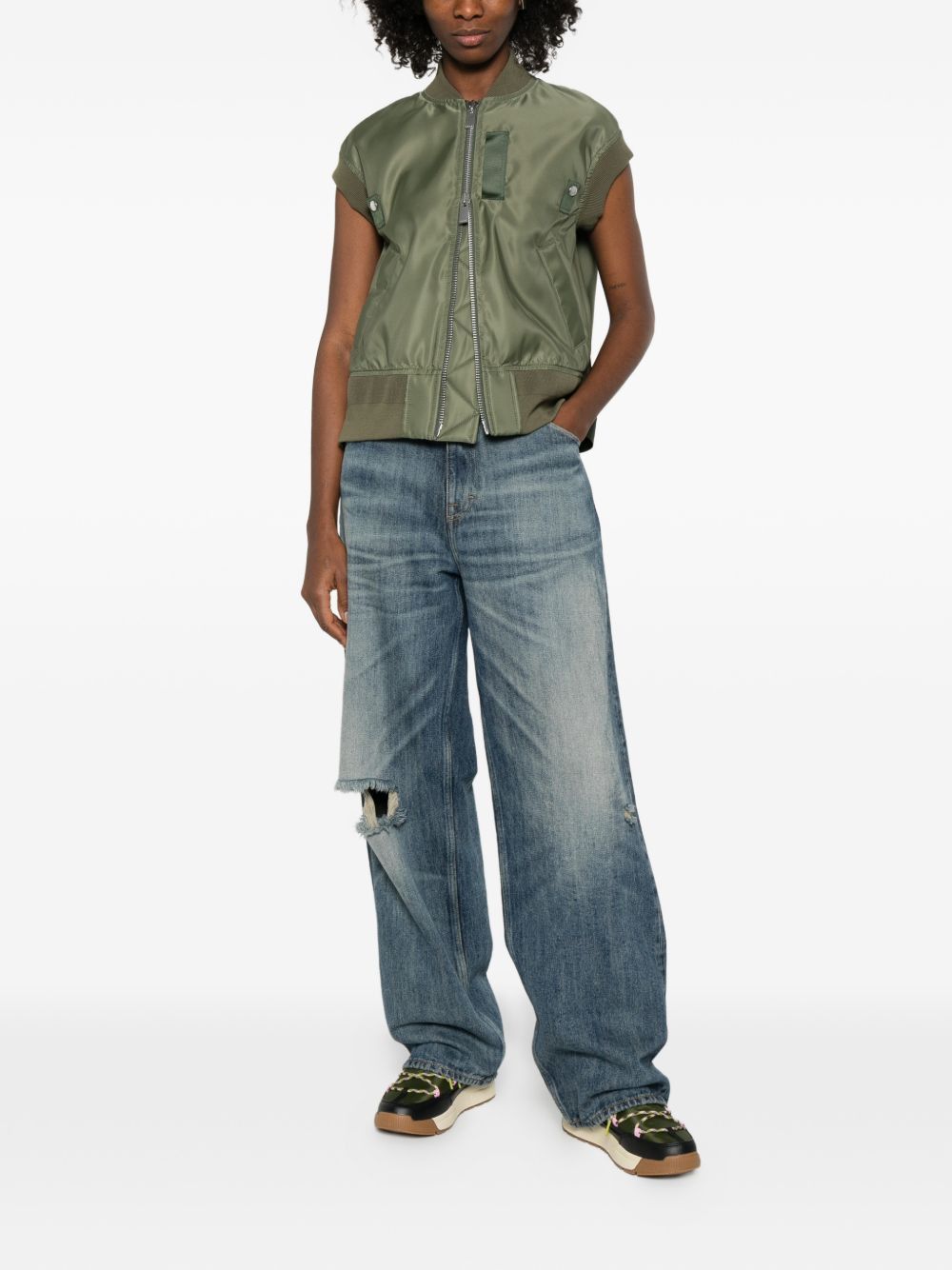 Sacai NYLON VEST Size M / US 6-8 / IT 42-44 - 4 Thumbnail