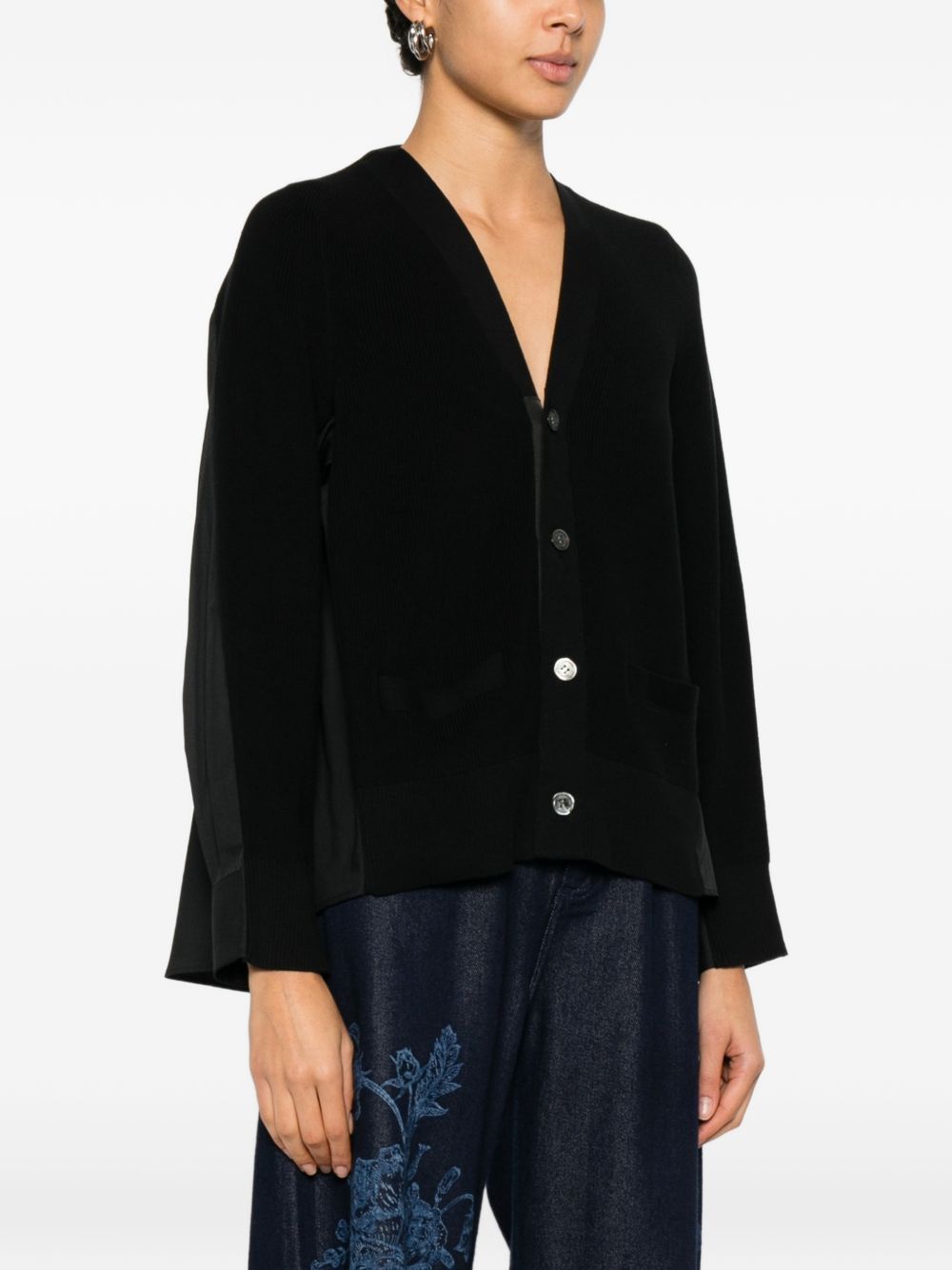 Sacai COTTON CARDIGAN Size M / US 6-8 / IT 42-44 - 2 Thumbnail