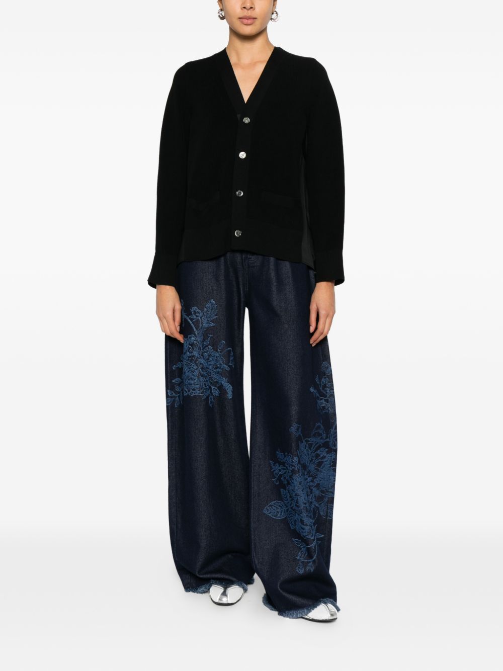Sacai COTTON CARDIGAN Size M / US 6-8 / IT 42-44 - 4 Thumbnail