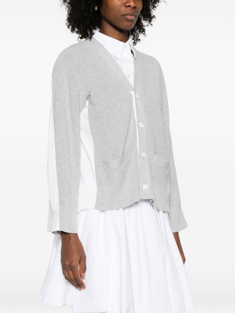 Sacai COTTON CARDIGAN Size M / US 6-8 / IT 42-44 - 4 Thumbnail