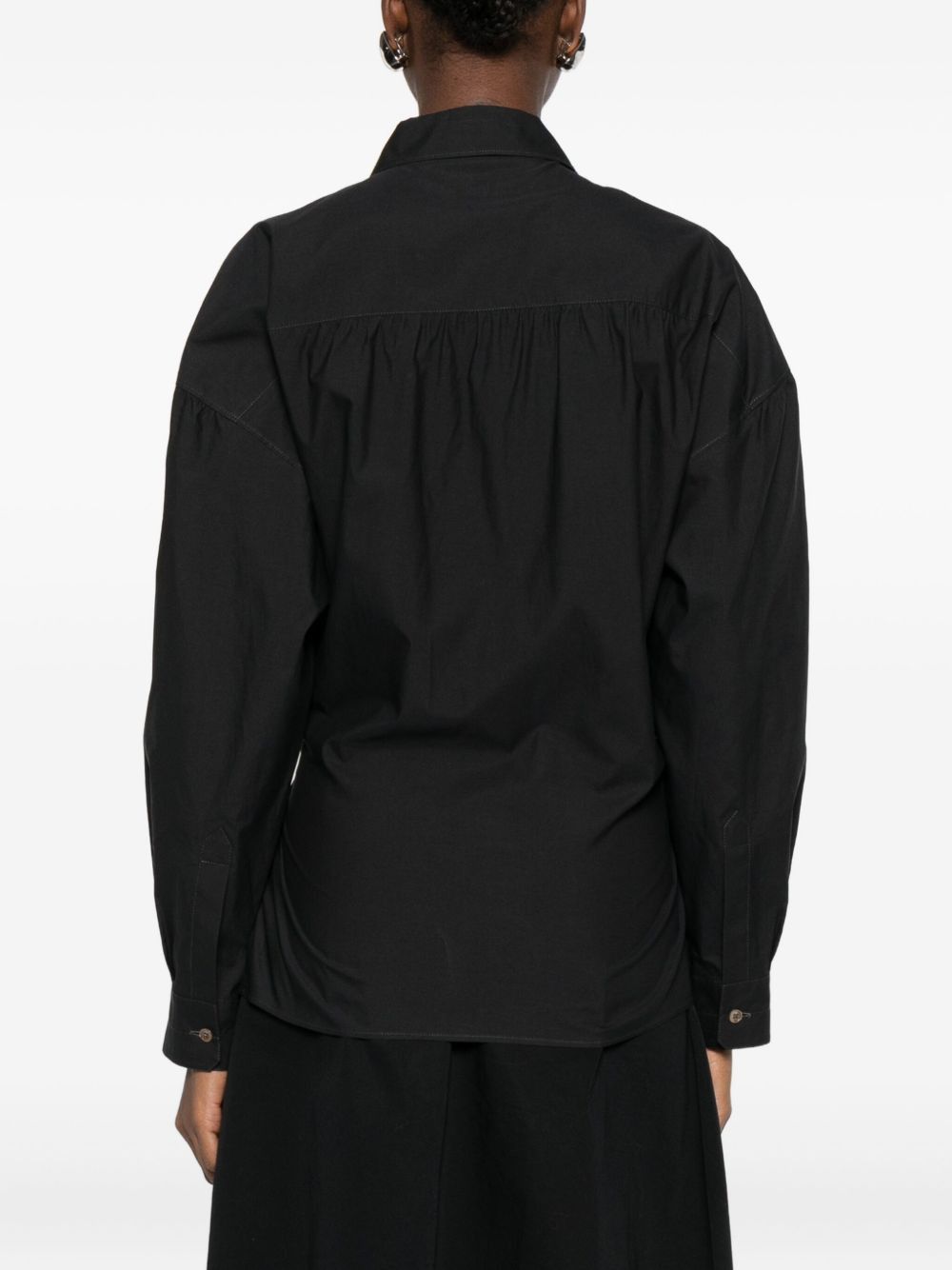 Lemaire COTTON AND SILK BLEND SHIRT Size S / US 4 / IT 40 - 2 Thumbnail