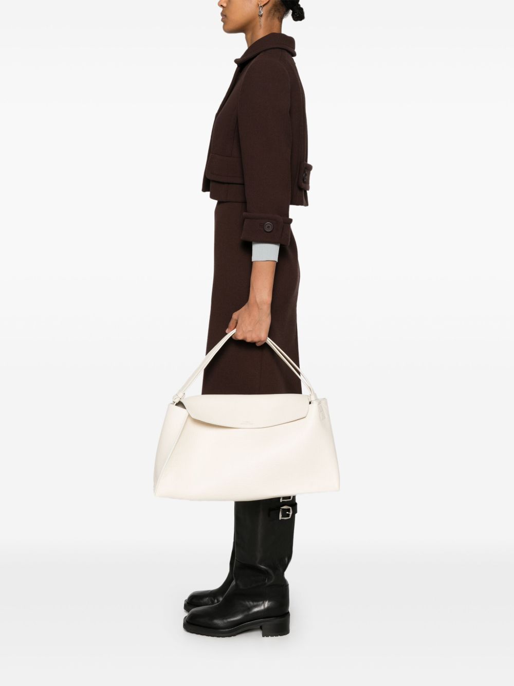 Studio Nicholson SHIBORU LEATHER SHOULDER BAG Size ONE SIZE - 2 Thumbnail