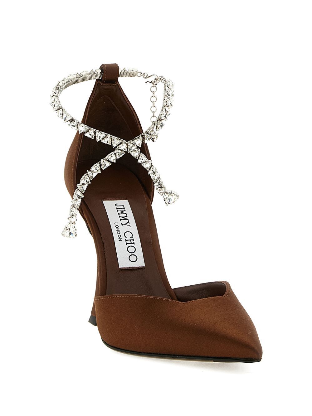 Jimmy Choo STEVIE LEATHER PUMPS Size US 8.5 / IT 38.5 - 2 Thumbnail