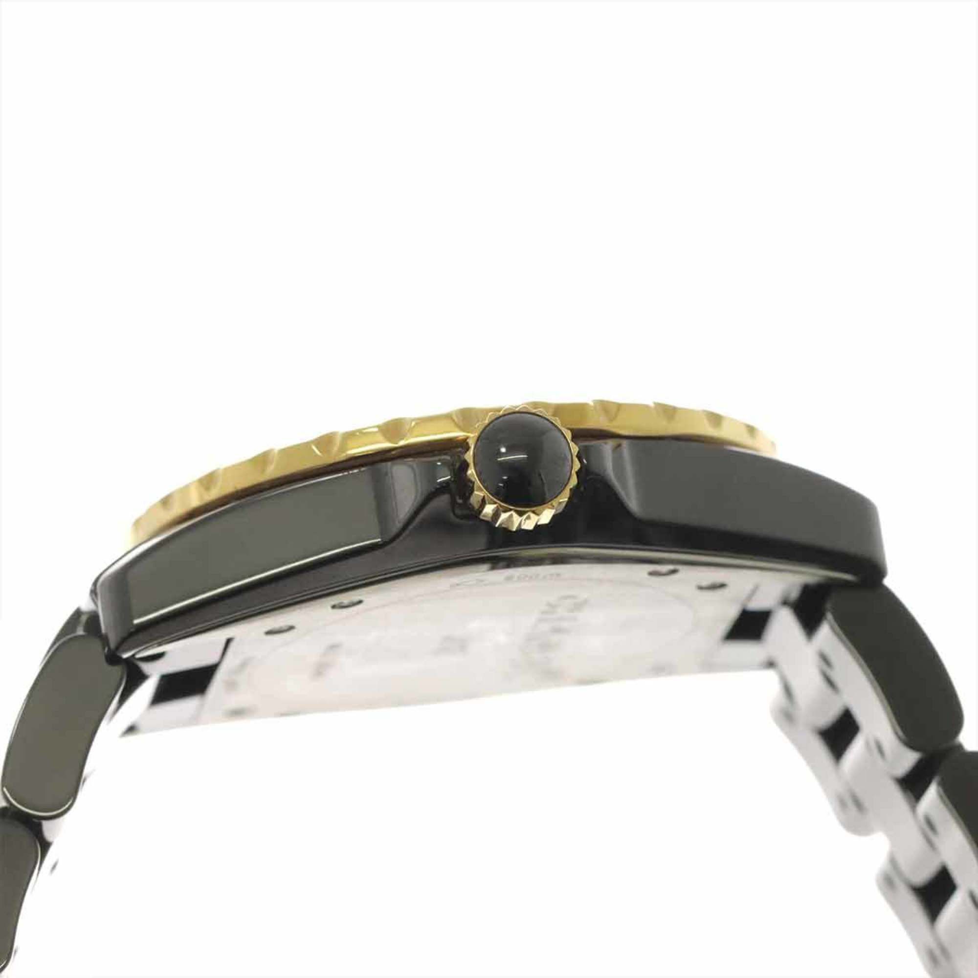 Other CHANEL J12 38mm H2544 Men's Watch with 11 Diamonds, Date Display, Black Ceramic, 18K Pink Gold Quartz Movement Size ONE SIZE - 5 Thumbnail