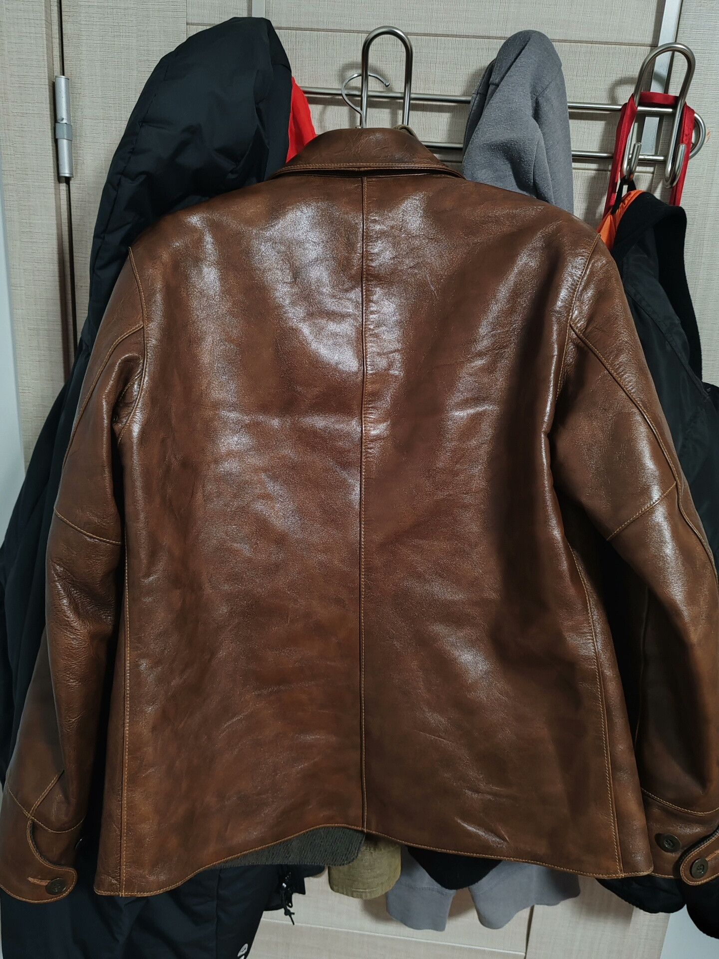 Freewheelers Freewheelers Leather Jacket in Brown Size US XXS / EU 40 - 2 Thumbnail