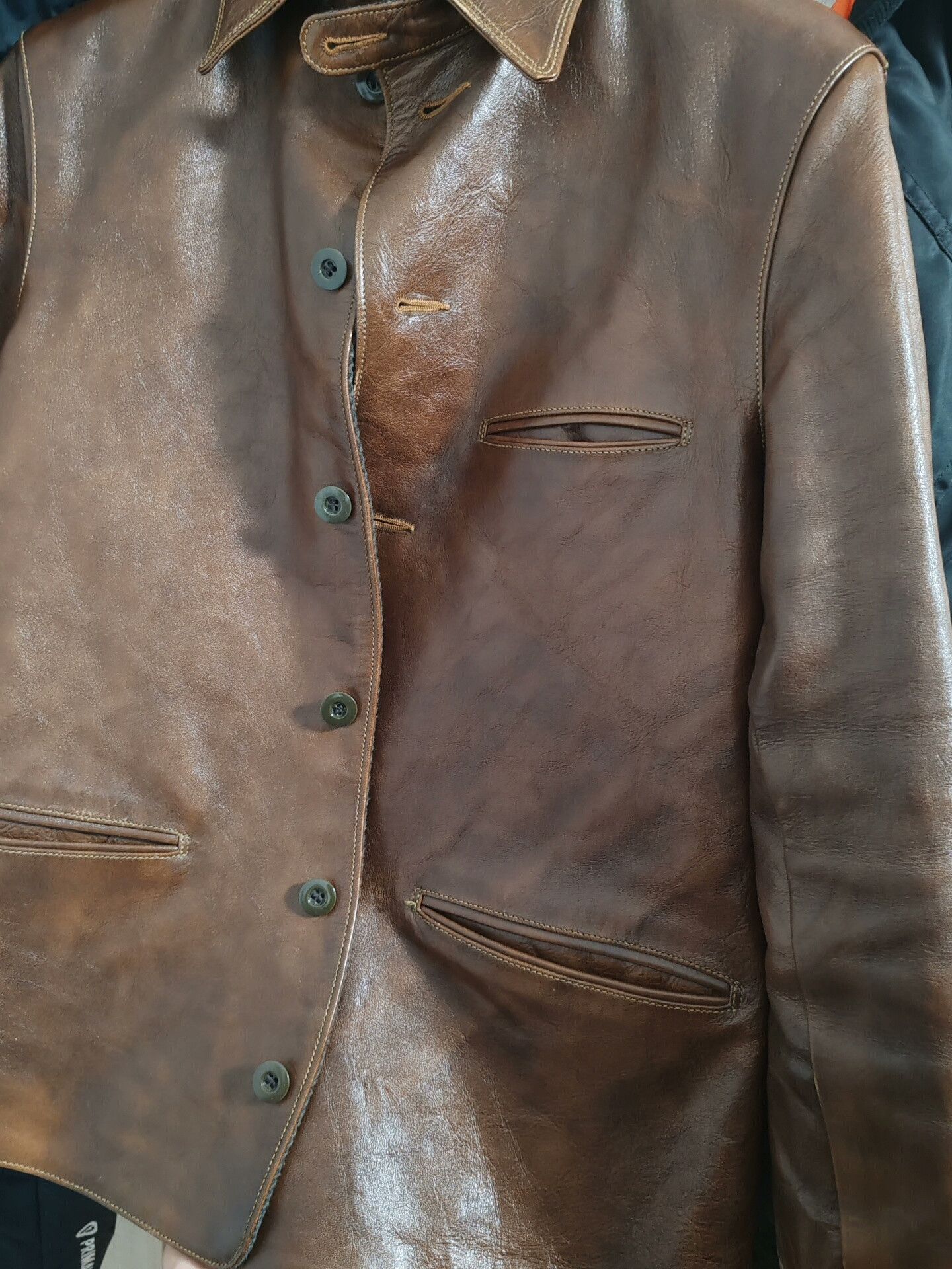 Freewheelers Freewheelers Leather Jacket in Brown Size US XXS / EU 40 - 7 Thumbnail
