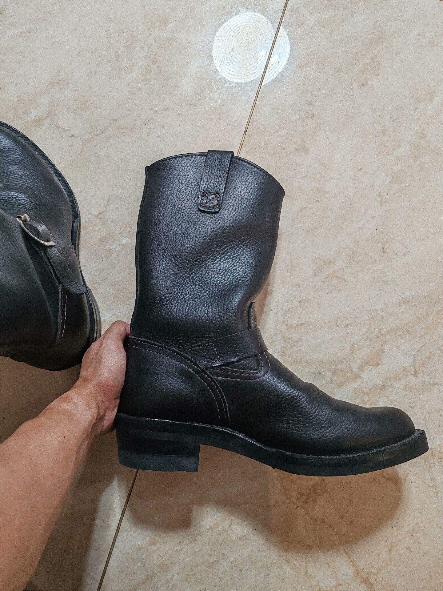WESCO Wesco Western Boots in Black Leather Size US 9 / EU 42 - 2 Thumbnail
