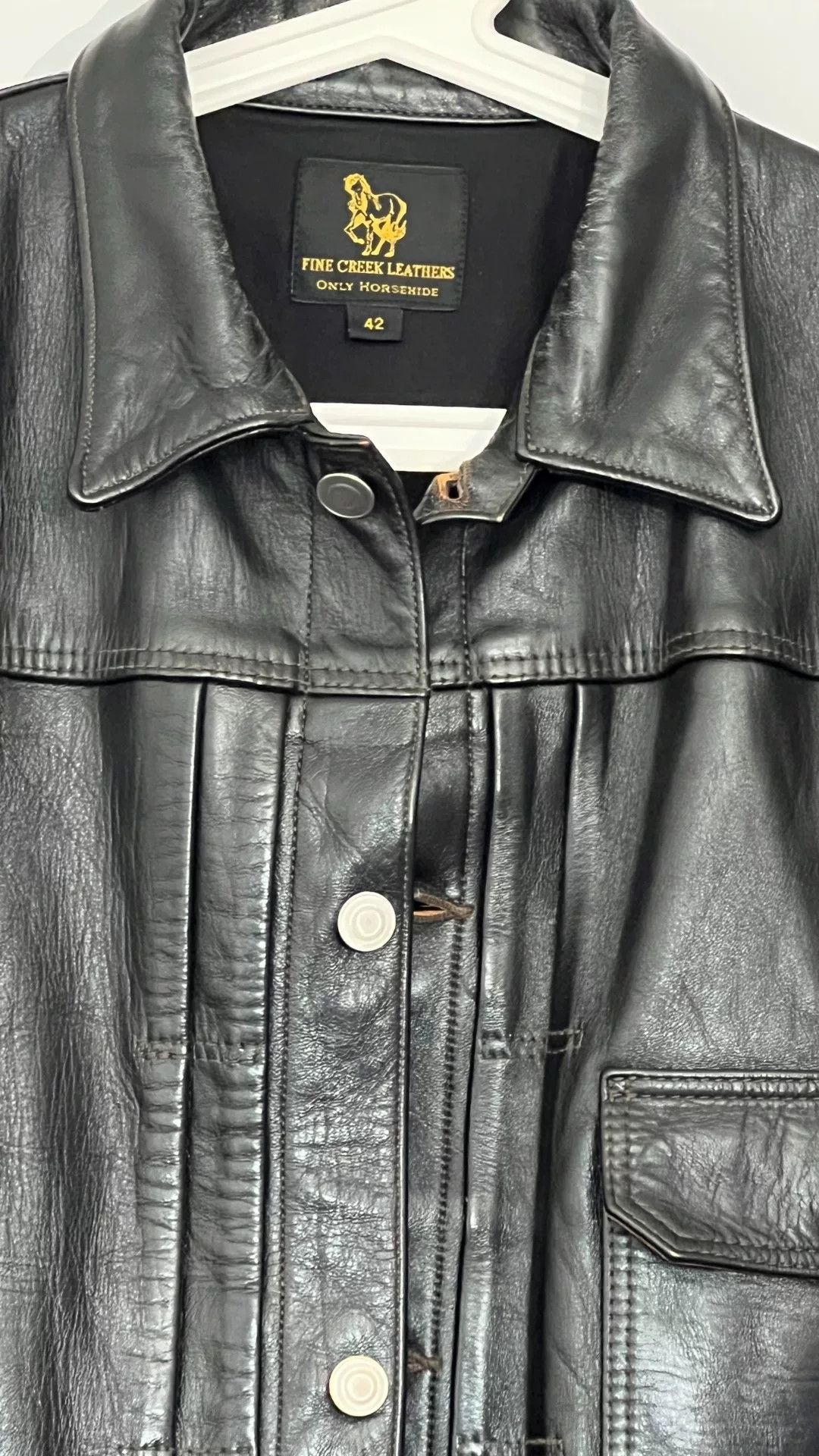 Y'2 Leather Fine Creek Leathers Black Leather Jacket Size US XS / EU 42 / 0 - 3 Thumbnail