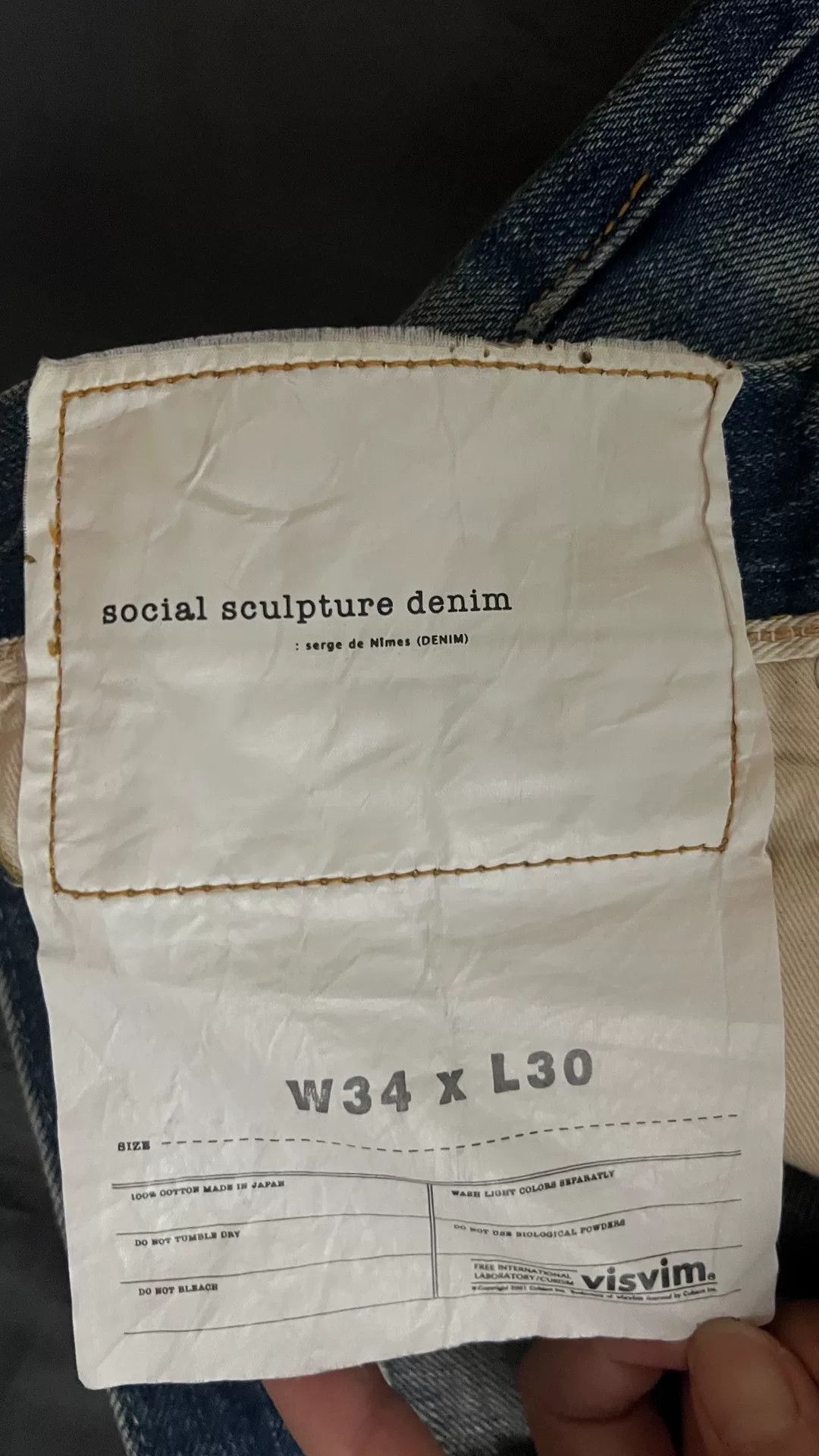 Visvim VISVIM 03D6 Snake Skin Denim Jeans Size US 34 / EU 50 - 8 Thumbnail