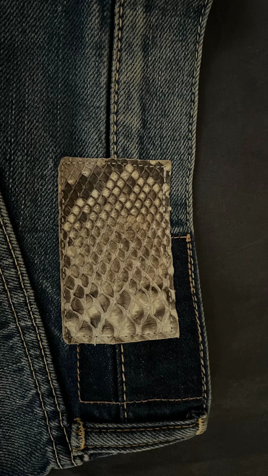 Visvim VISVIM 03D6 Snake Skin Denim Jeans Size US 34 / EU 50 - 6 Thumbnail