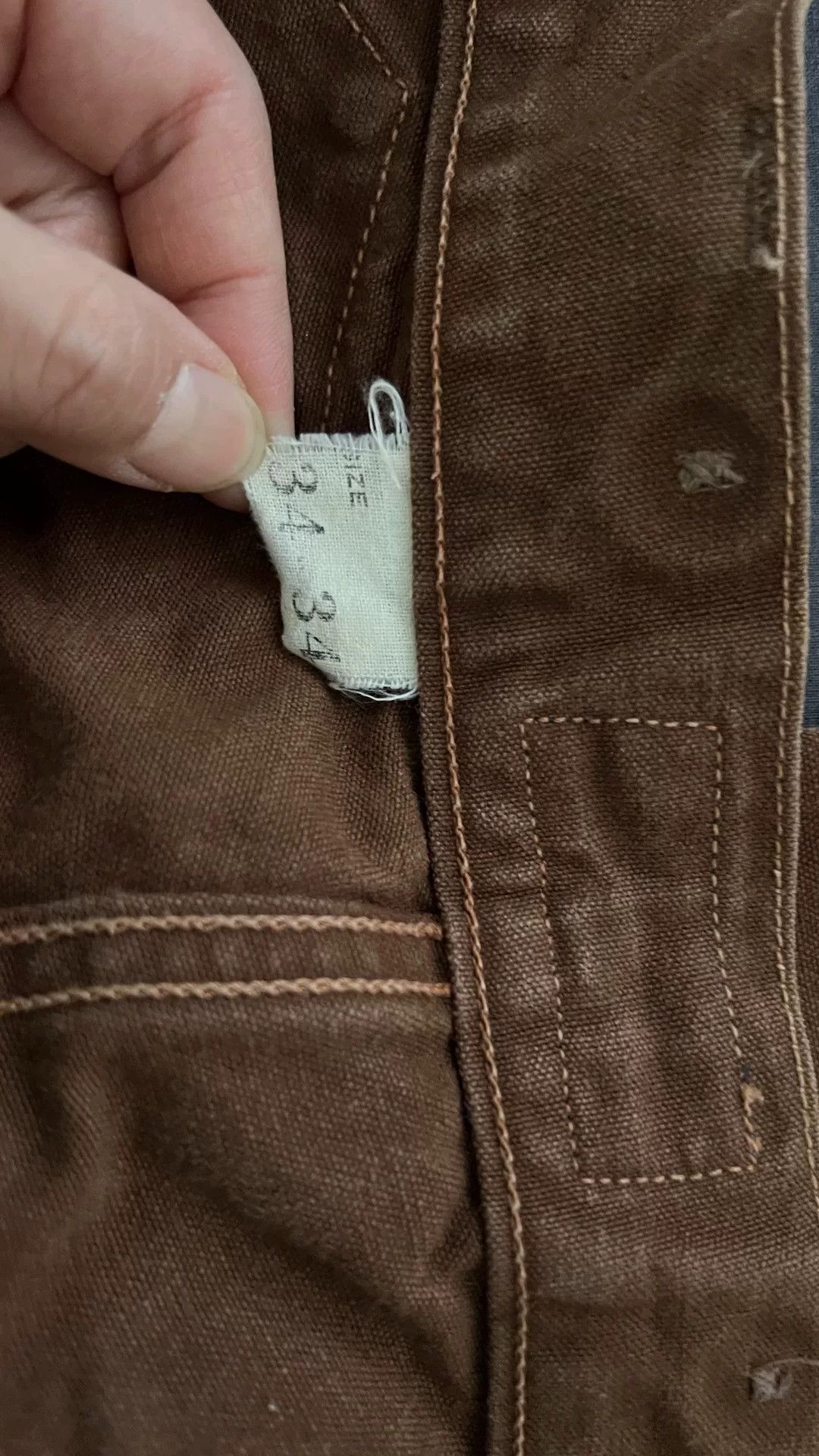 Freewheelers Freewheelers Brown Work Pants Size 34 Size US 34 / EU 50 - 8 Thumbnail