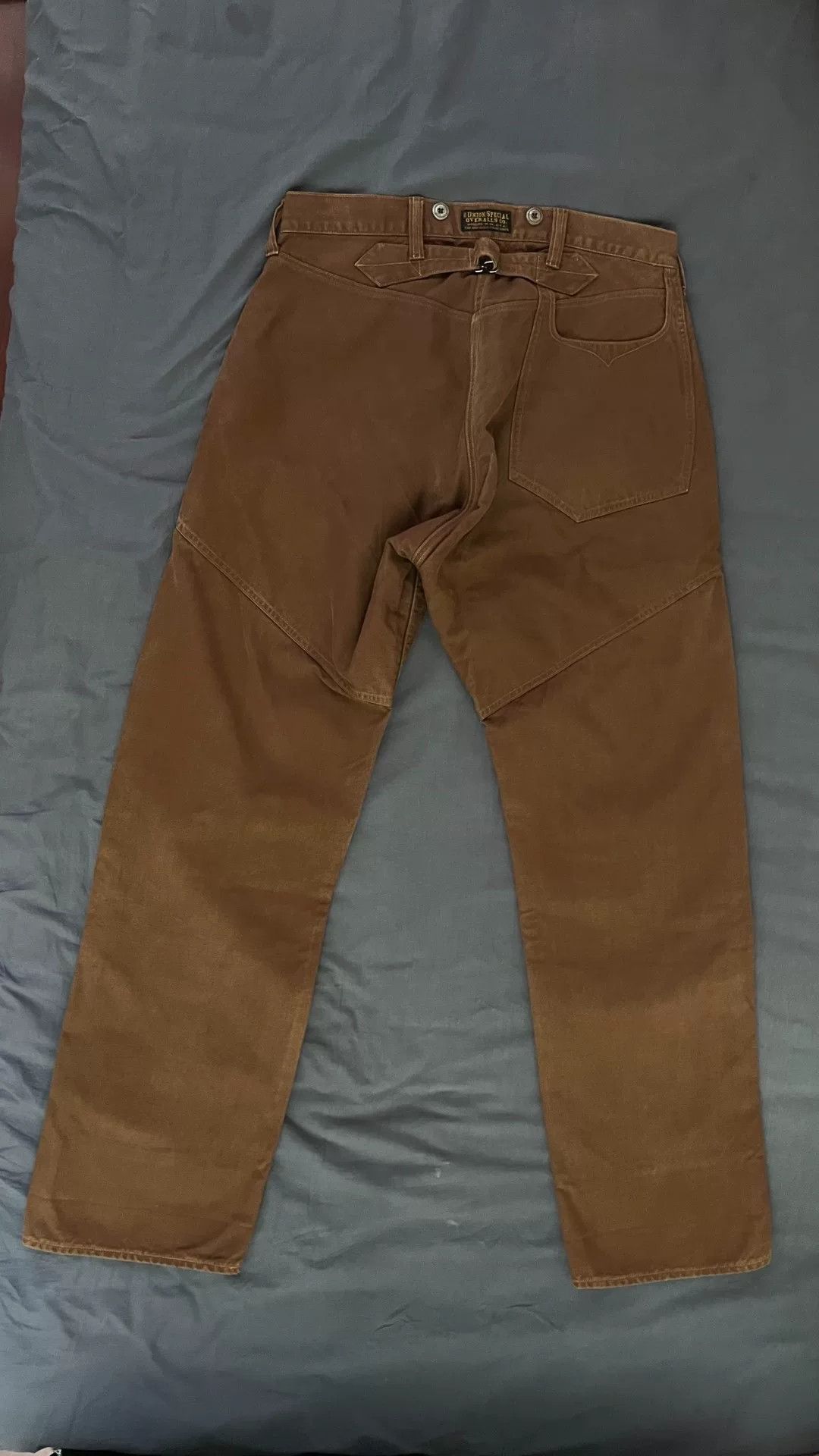 Freewheelers Freewheelers Brown Work Pants Size 34 Size US 34 / EU 50 - 3 Thumbnail