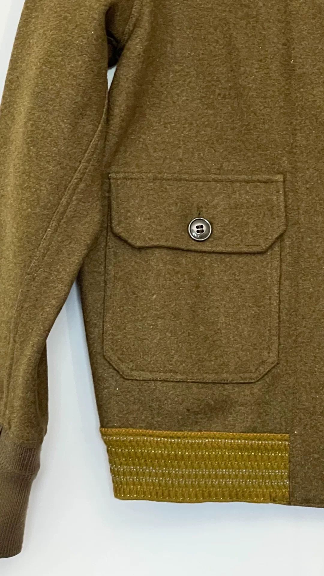 Fortela Fortela Rare Fabric Work Jacket Khaki Green Size US M / EU 48-50 / 2 - 7 Thumbnail