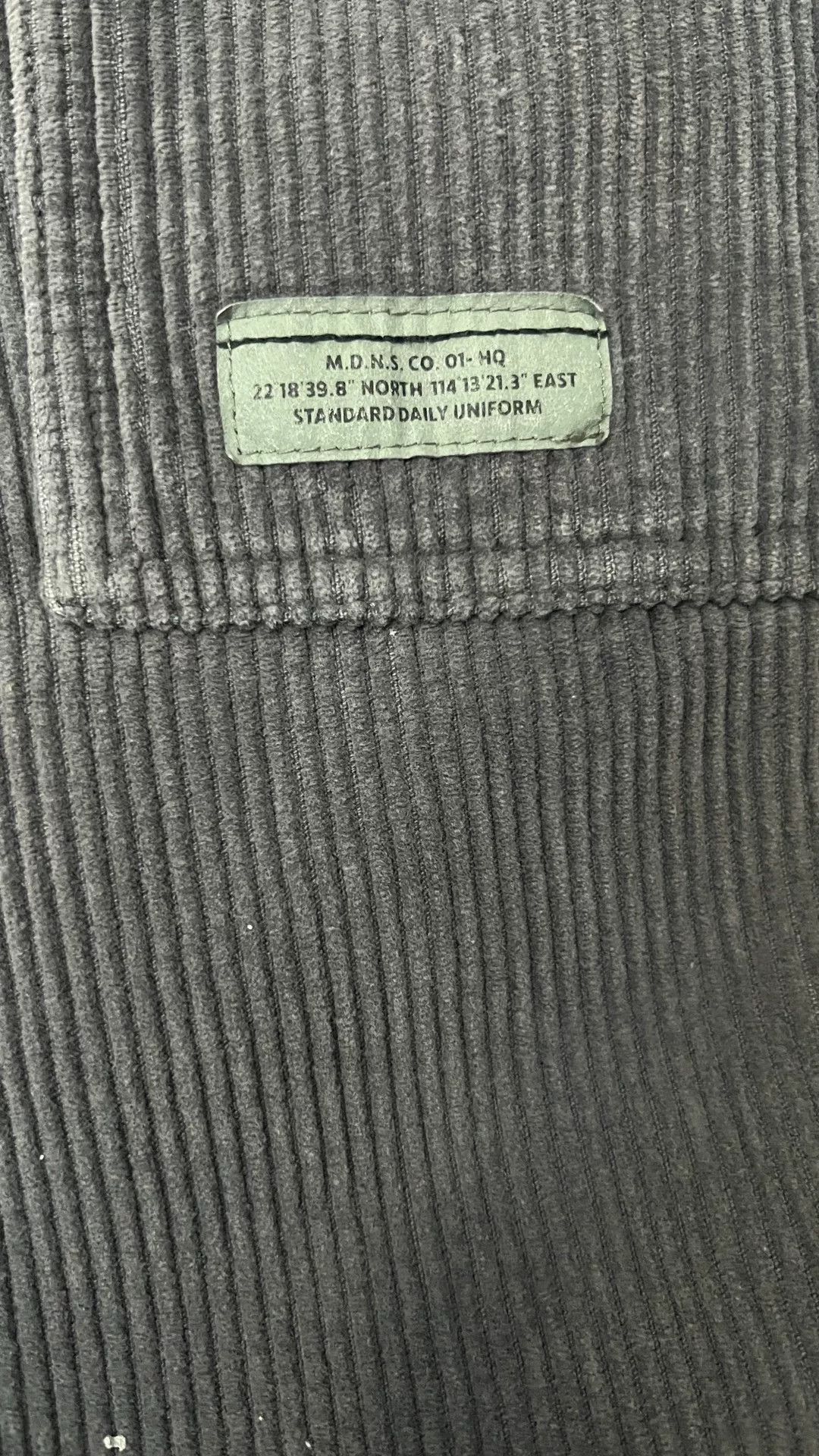 Madness Gray Corduroy Pants with Cut Design Size US 28 / EU 44 - 7 Thumbnail