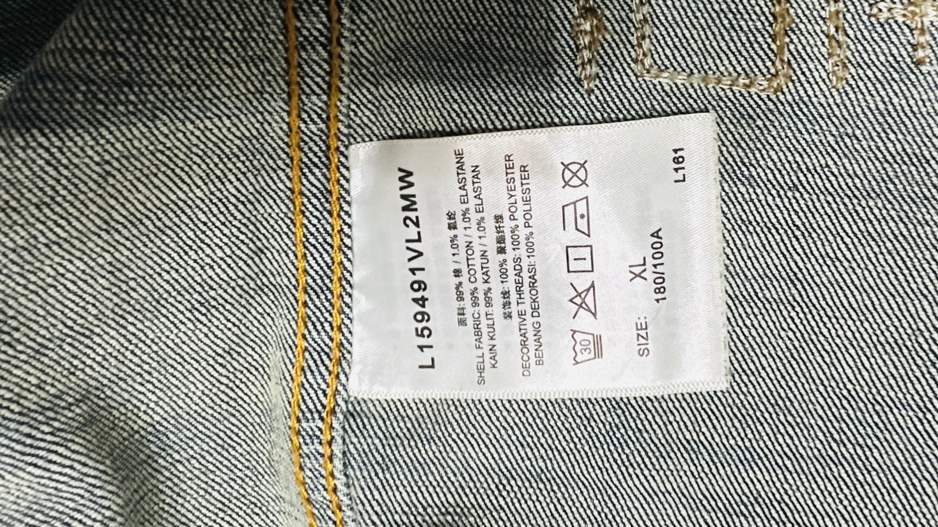Lee Embroidered Denim Jacket by Lee Size US XL / EU 56 / 4 - 8 Thumbnail