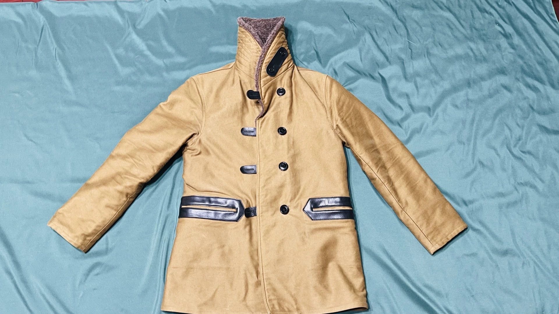 At Last & Co Vintage Atlast Alpaca Wool Military Coat Size US XS / EU 42 / 0 - 6 Thumbnail
