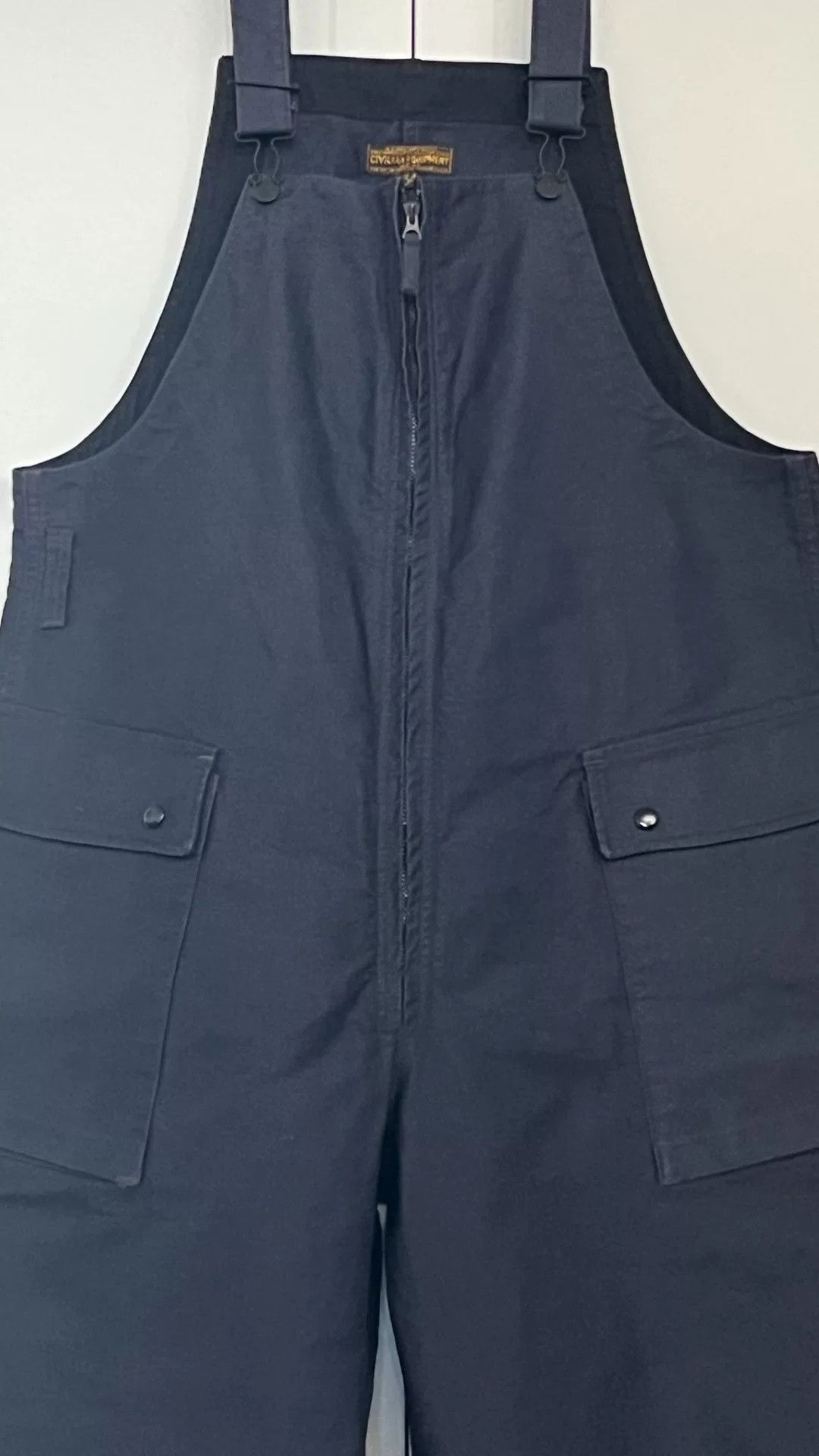 Freewheelers Freewheelers Navy Blue Flight Strap Overalls Size US 34 / EU 50 - 2 Thumbnail