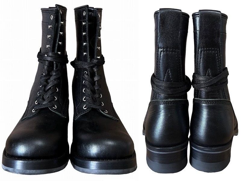 Addict Clothes Japan Black Addict Work Boots for Men Size US 10 / EU 43 - 3 Thumbnail