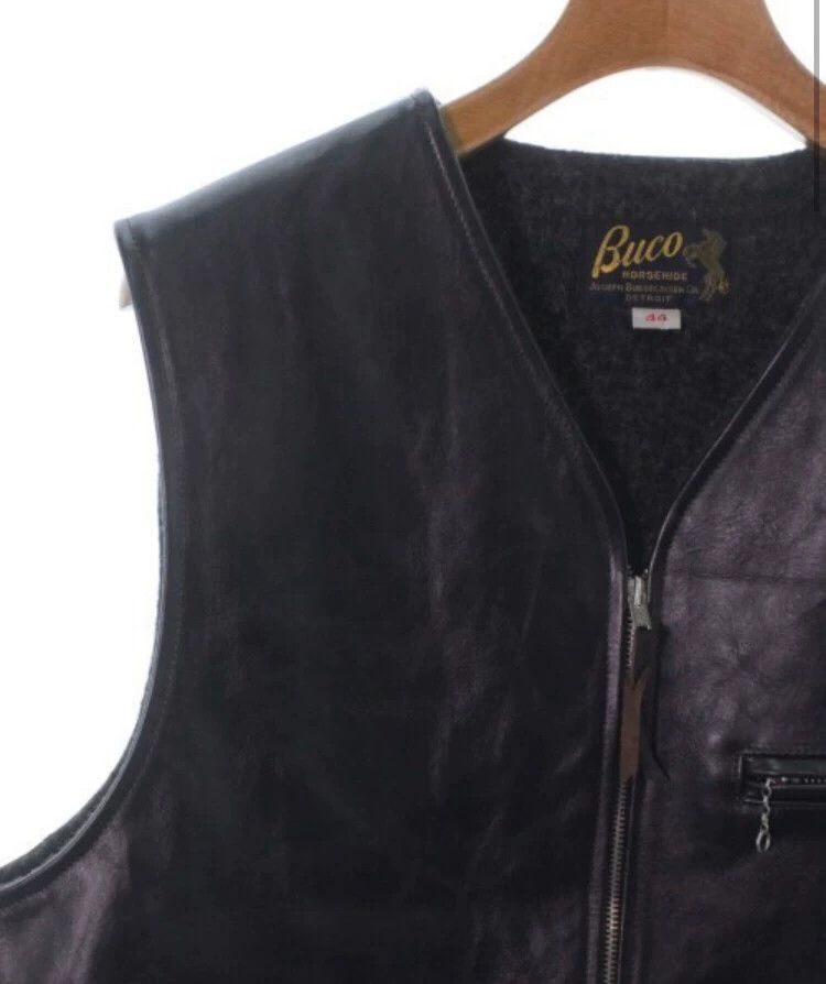 Buco Buco Horsehide Leather Vest Size 44 Size US S / EU 44-46 / 1 - 4 Thumbnail
