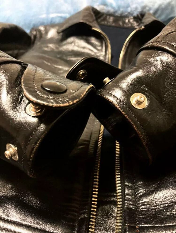 Freewheelers Freewheelers Black Leather Jacket Size US M / EU 48-50 / 2 - 4 Thumbnail