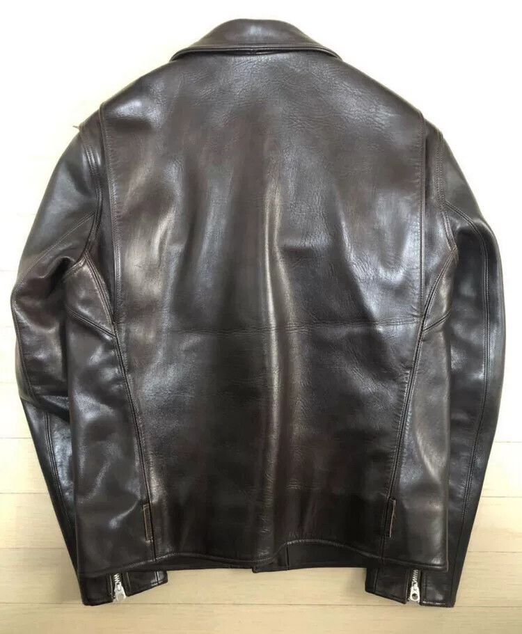Fine Creek Brown Leather Motorcycle Jacket Size US XS / EU 42 / 0 - 3 Thumbnail