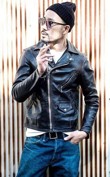 Fine Creek Brown Leather Motorcycle Jacket Size US XS / EU 42 / 0 - 8 Thumbnail