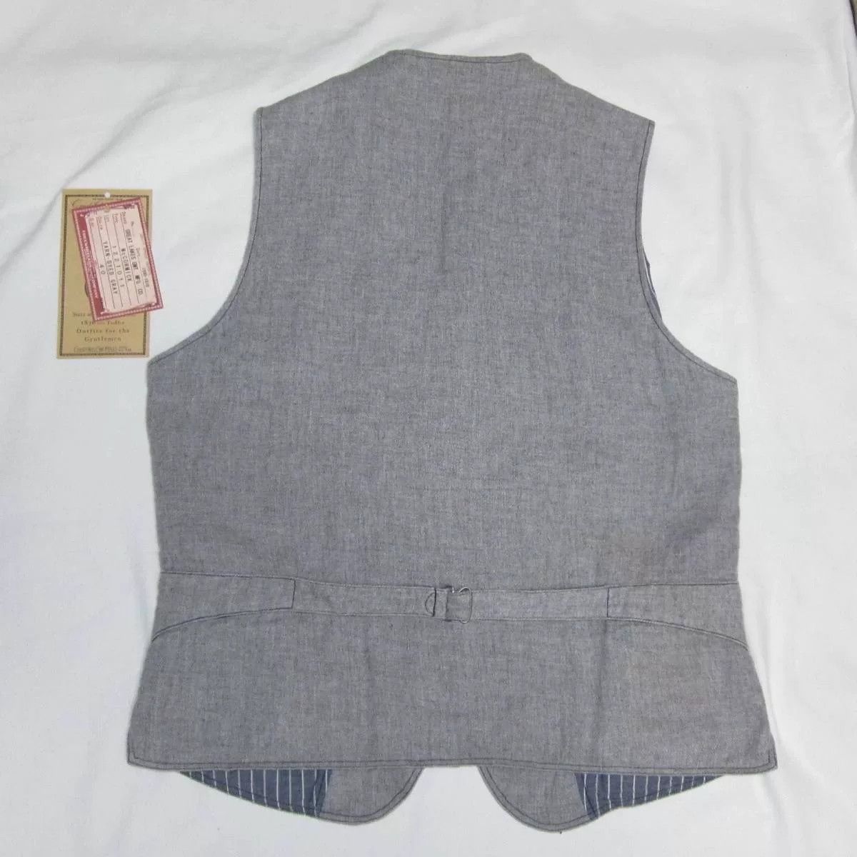 Freewheelers Freewheelers Linen Cotton Vest Size 40 Size US XXS / EU 40 - 3 Thumbnail