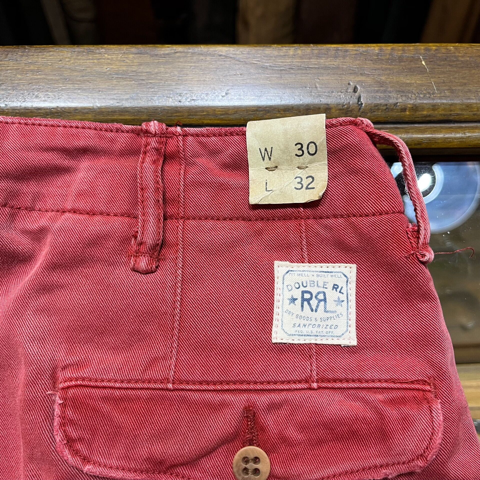 RRL Ralph Lauren RRL Red Casual Pants by Ralph Lauren Size US 30 / EU 46 - 7 Thumbnail