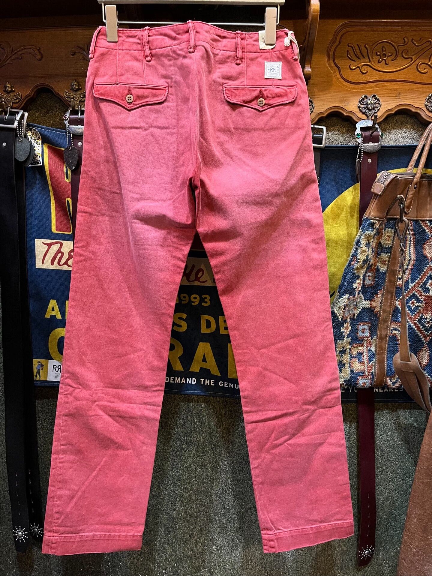 RRL Ralph Lauren RRL Red Casual Pants by Ralph Lauren Size US 30 / EU 46 - 2 Thumbnail