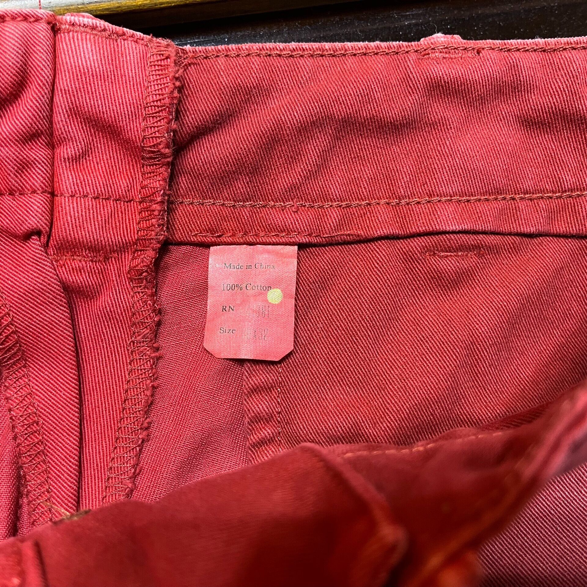 RRL Ralph Lauren RRL Red Casual Pants by Ralph Lauren Size US 30 / EU 46 - 3 Thumbnail