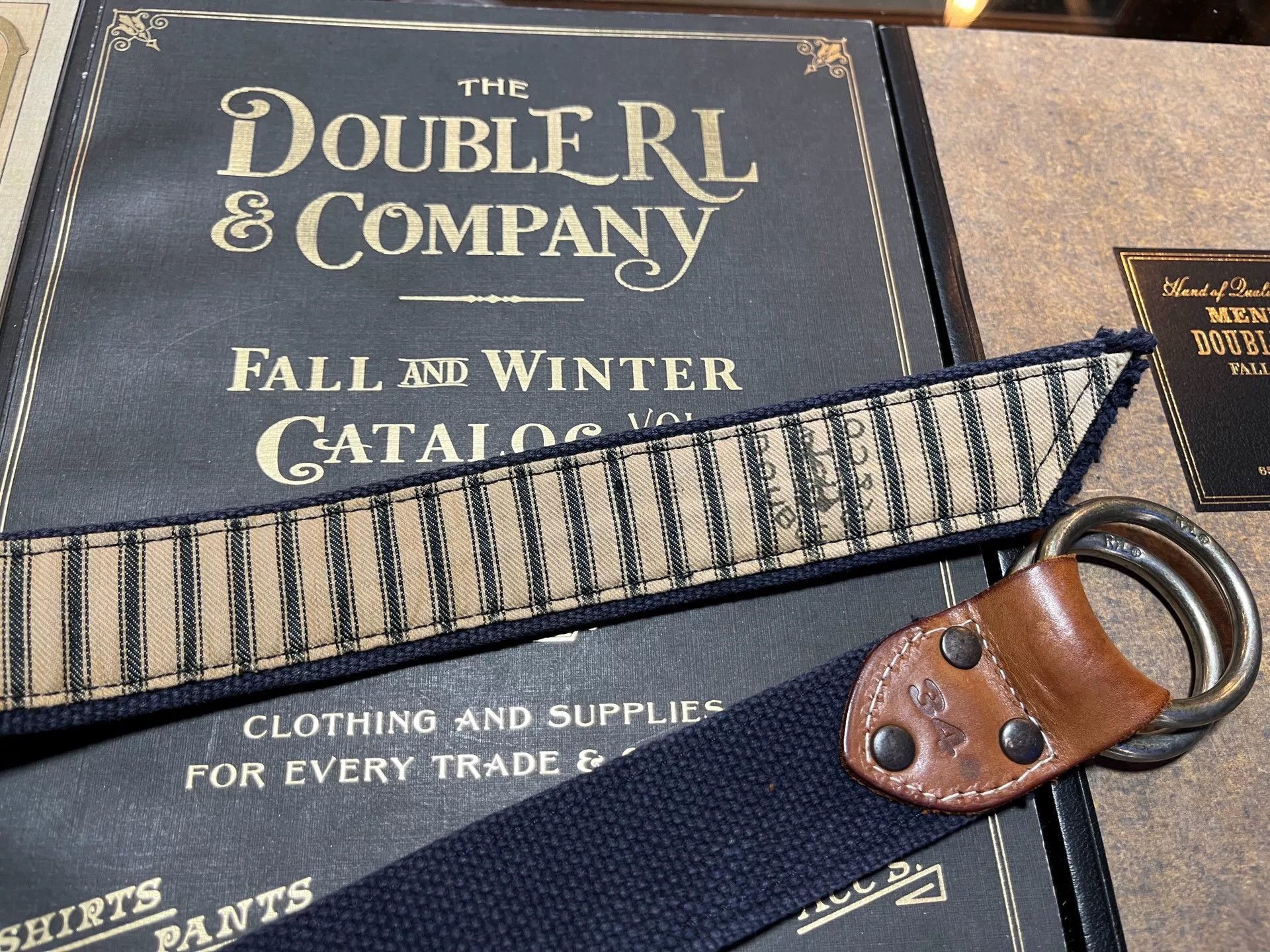 RRL Ralph Lauren RRL Canvas Belt by Ralph Lauren Size ONE SIZE - 5 Thumbnail