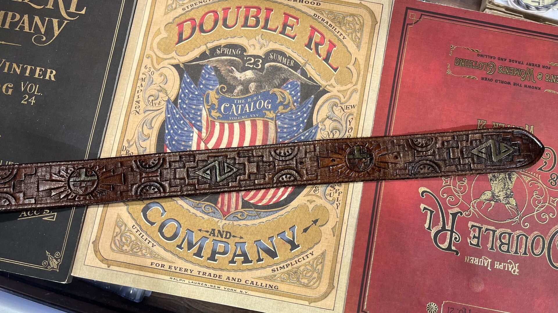 RRL Ralph Lauren Vintage RRL Ralph Lauren Leather Belt Size ONE SIZE - 6 Thumbnail