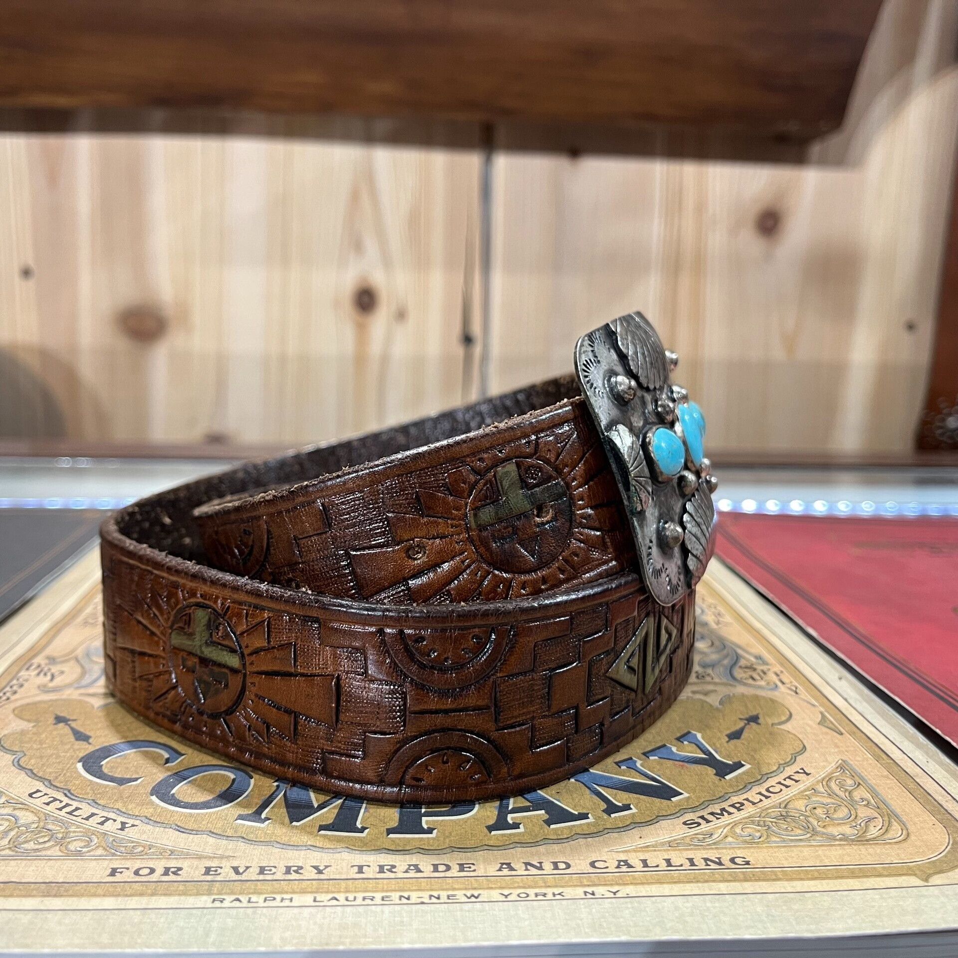 RRL Ralph Lauren Vintage RRL Ralph Lauren Leather Belt Size ONE SIZE - 2 Thumbnail