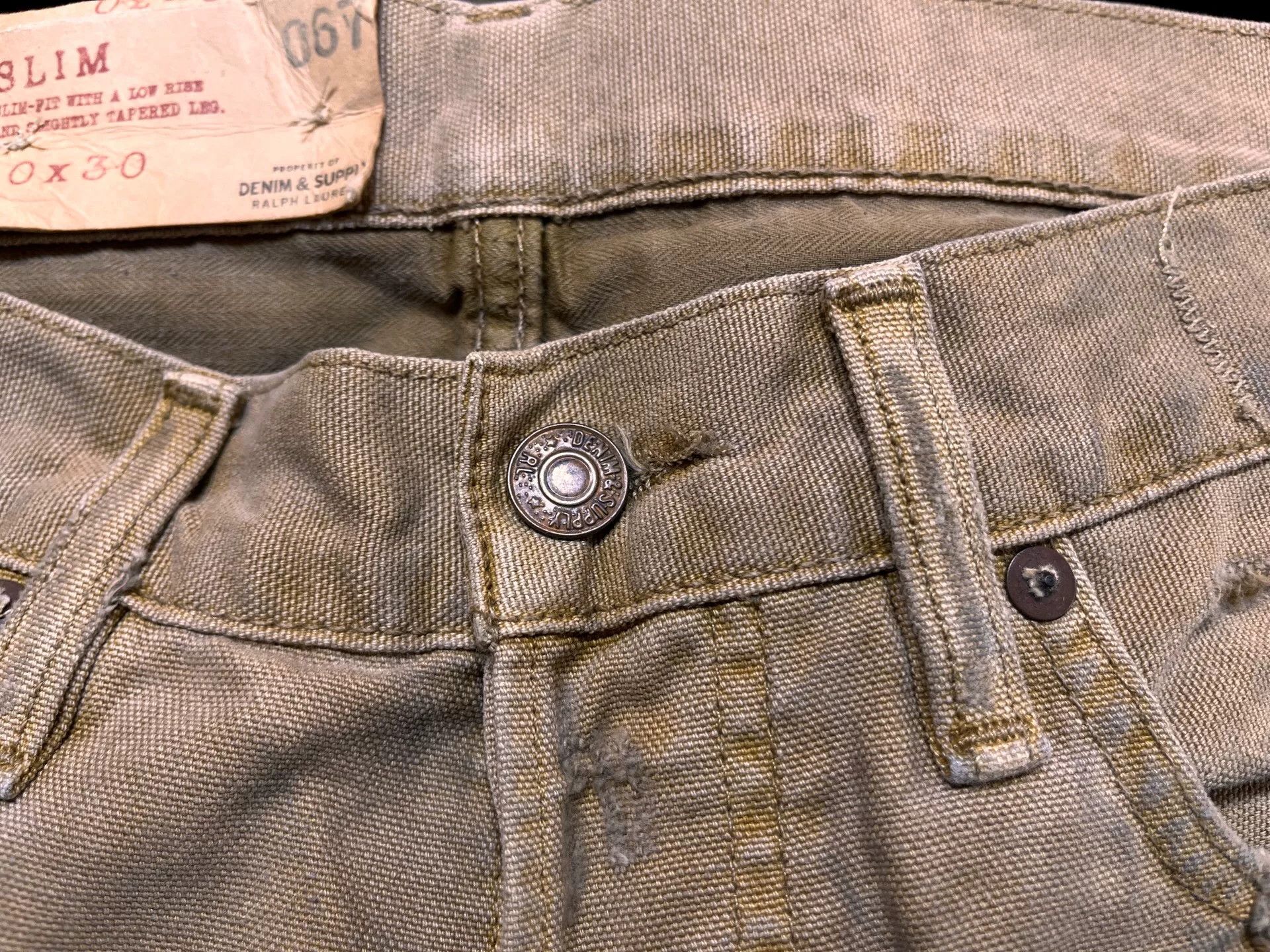 RRL Ralph Lauren Ralph Lauren Work Pants Slim Fit Size US 30 / EU 46 - 4 Thumbnail