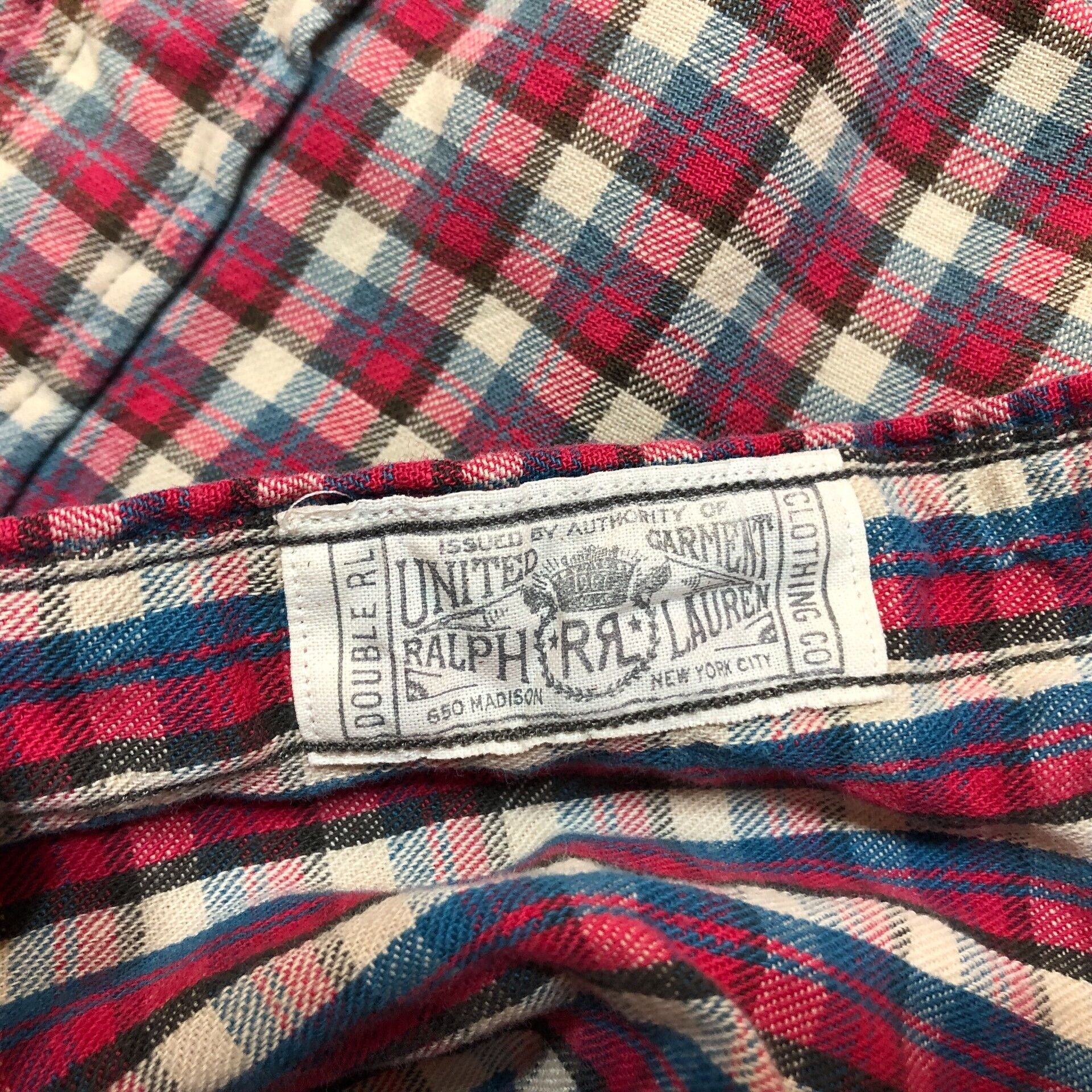 RRL Ralph Lauren RRL Ralph Lauren Vintage Check Shirt Size US L / EU 52-54 / 3 - 4 Thumbnail
