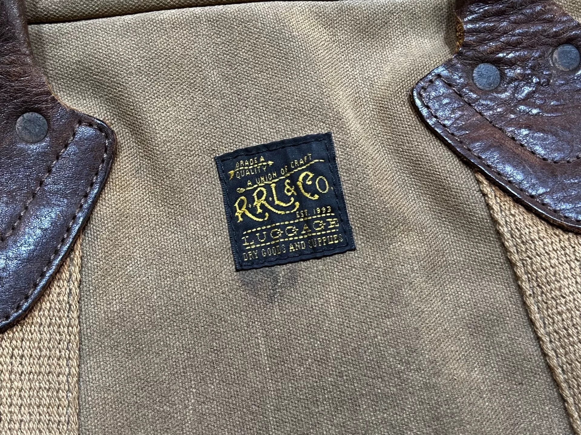 RRL Ralph Lauren RRL Vintage Computer Bag Briefcase Size ONE SIZE - 3 Thumbnail
