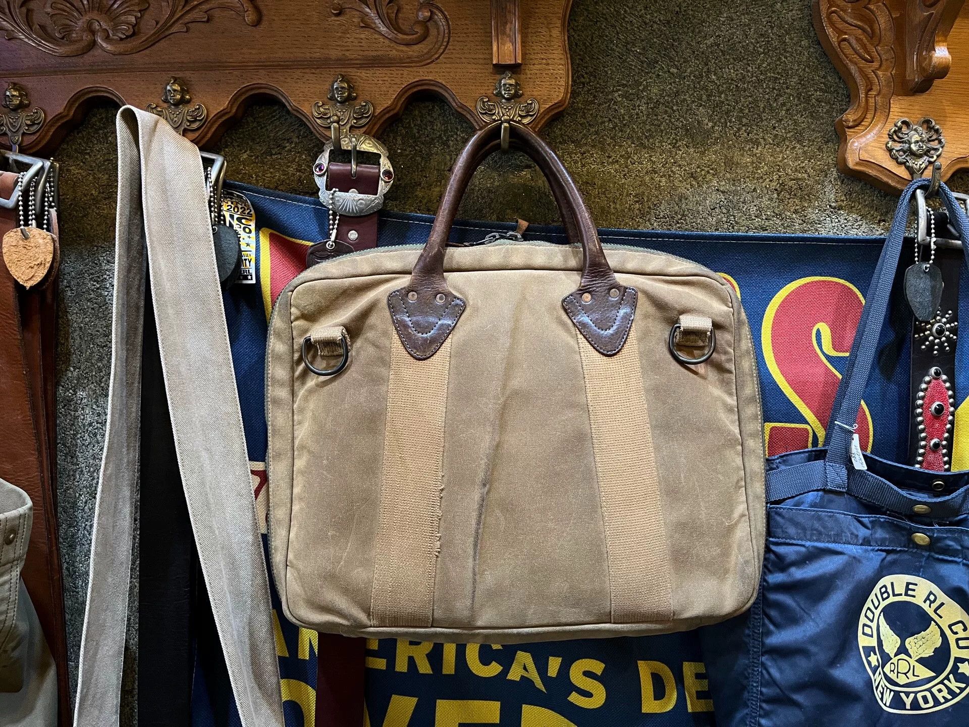 RRL Ralph Lauren RRL Vintage Computer Bag Briefcase Size ONE SIZE - 2 Thumbnail