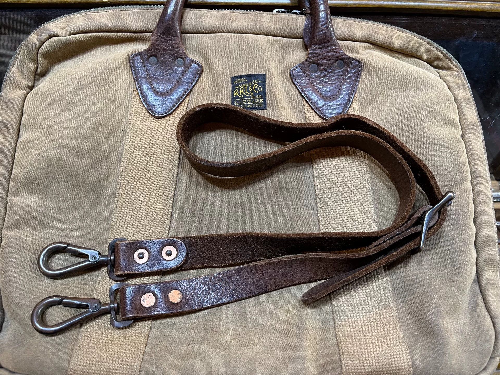 RRL Ralph Lauren RRL Vintage Computer Bag Briefcase Size ONE SIZE - 9 Thumbnail