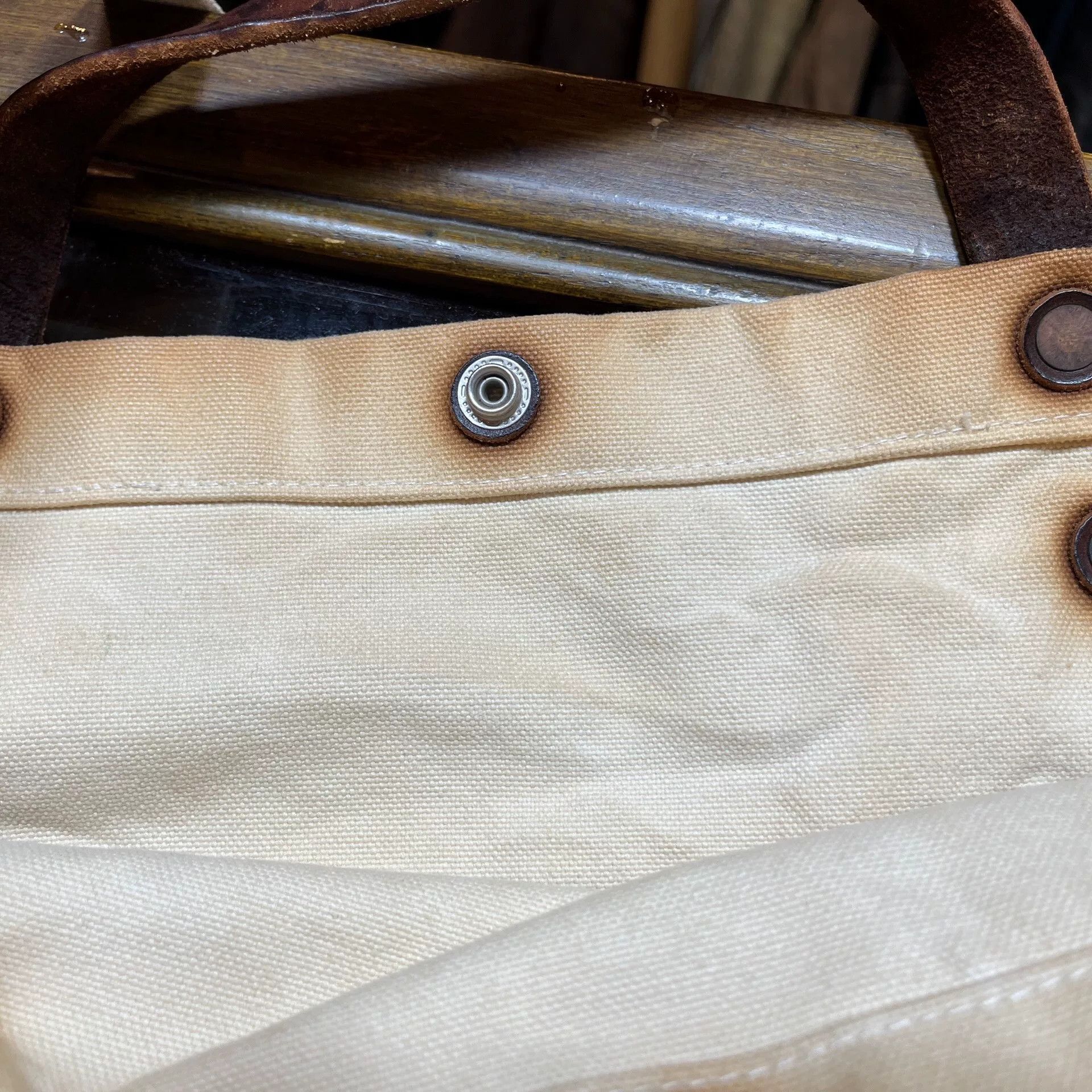RRL Ralph Lauren RRL Classic Canvas Tote Shoulder Bag Size ONE SIZE - 7 Thumbnail