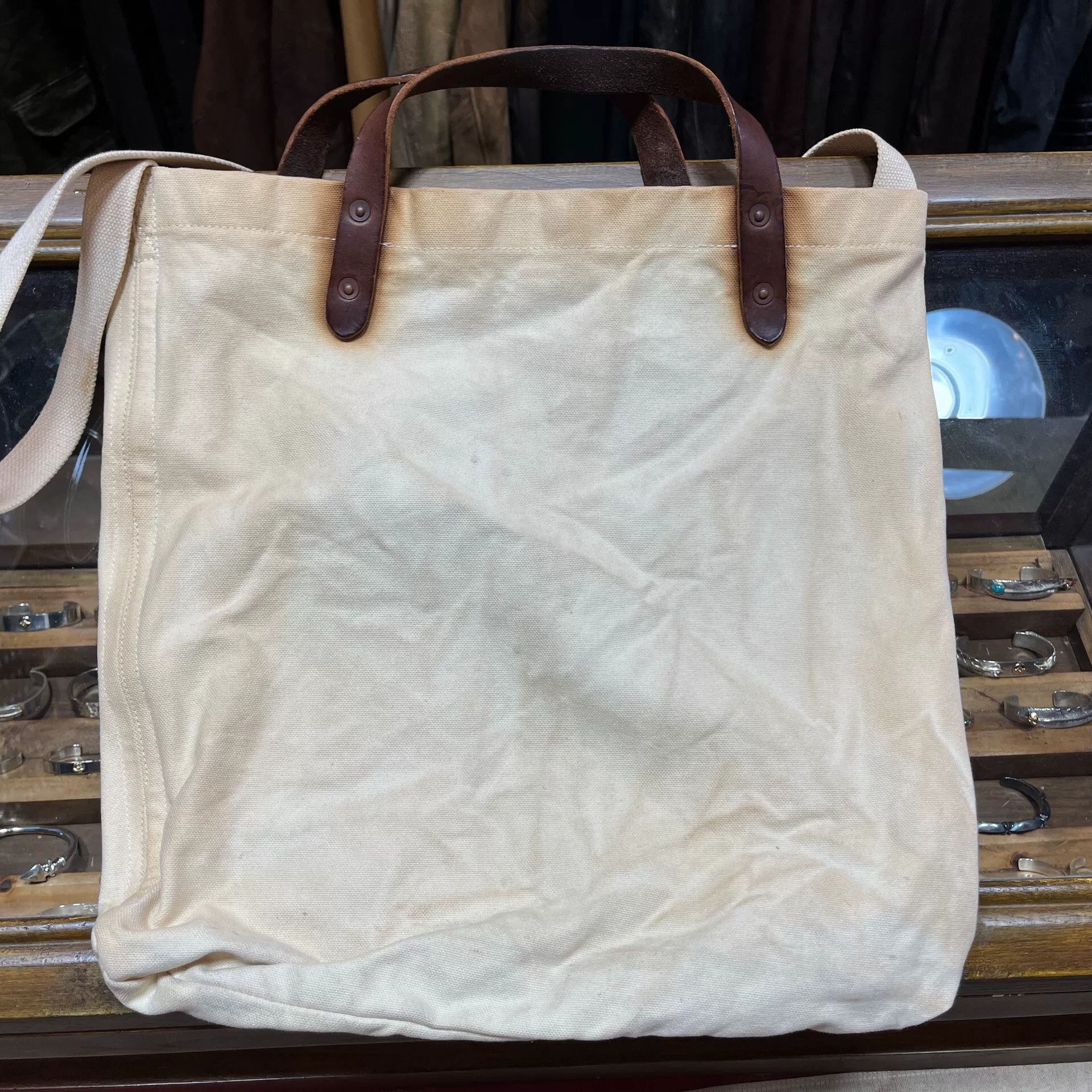 RRL Ralph Lauren RRL Classic Canvas Tote Shoulder Bag Size ONE SIZE - 2 Thumbnail