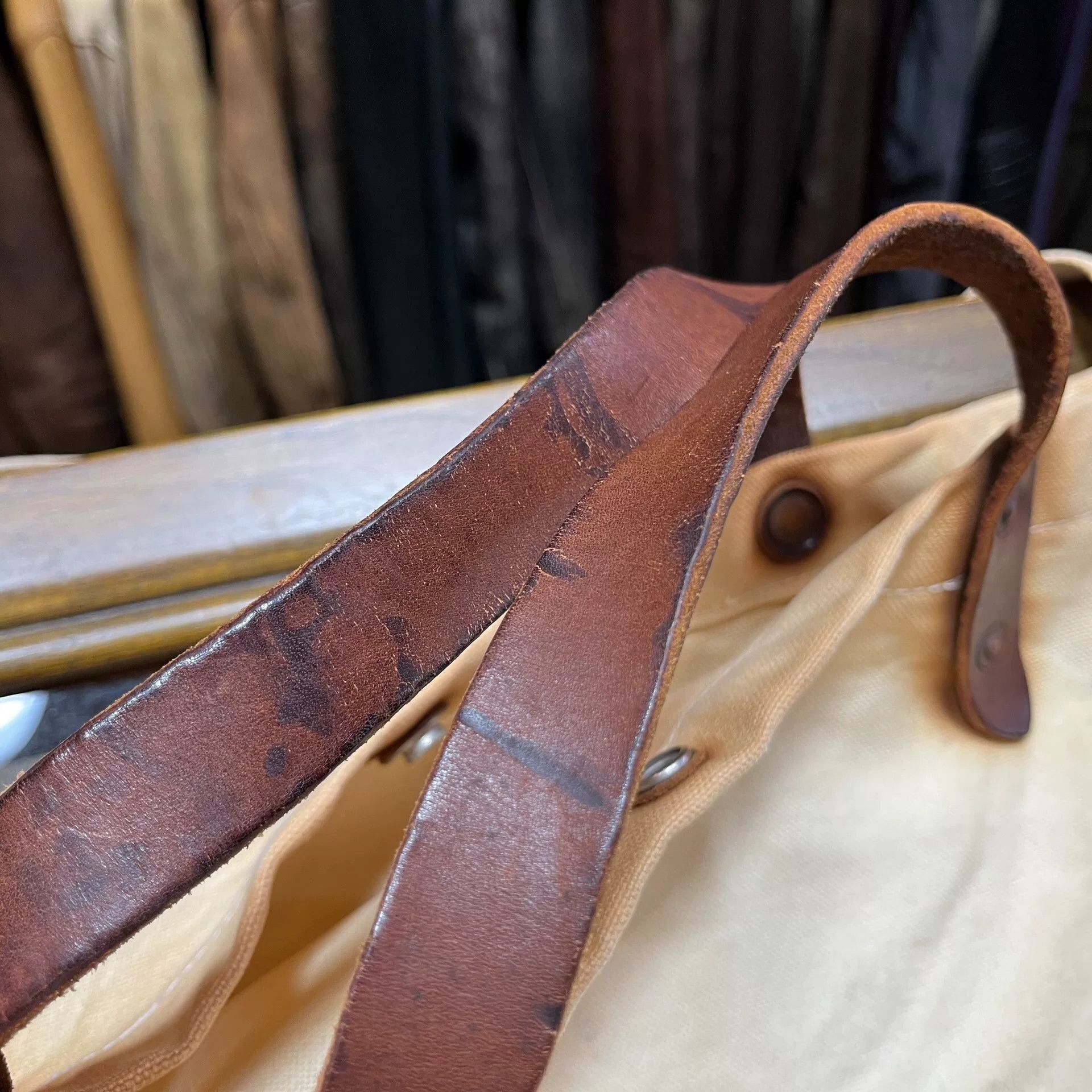 RRL Ralph Lauren RRL Classic Canvas Tote Shoulder Bag Size ONE SIZE - 5 Thumbnail