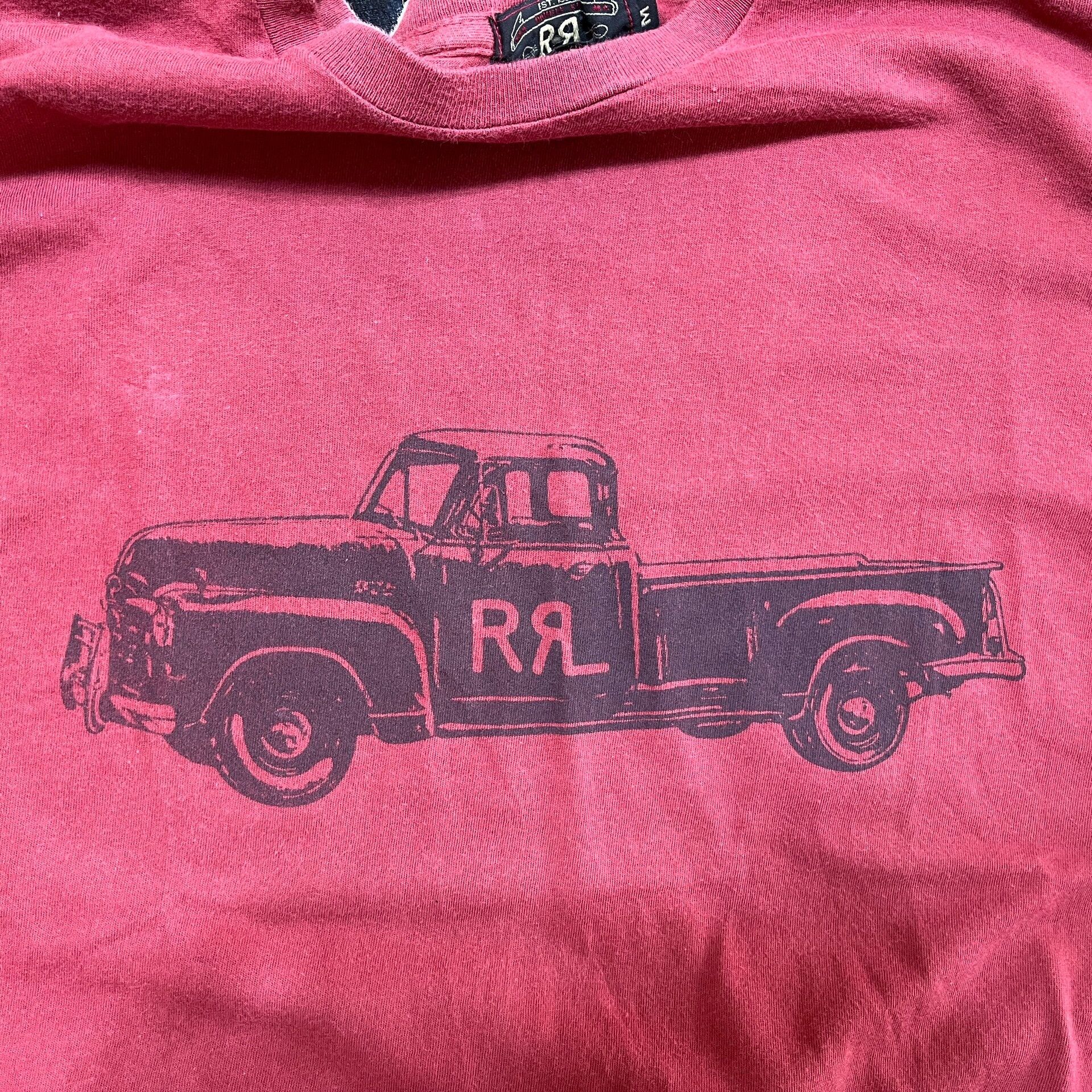 RRL Ralph Lauren RRL Truck Print Short Sleeve T-shirt Size US M / EU 48-50 / 2 - 4 Thumbnail