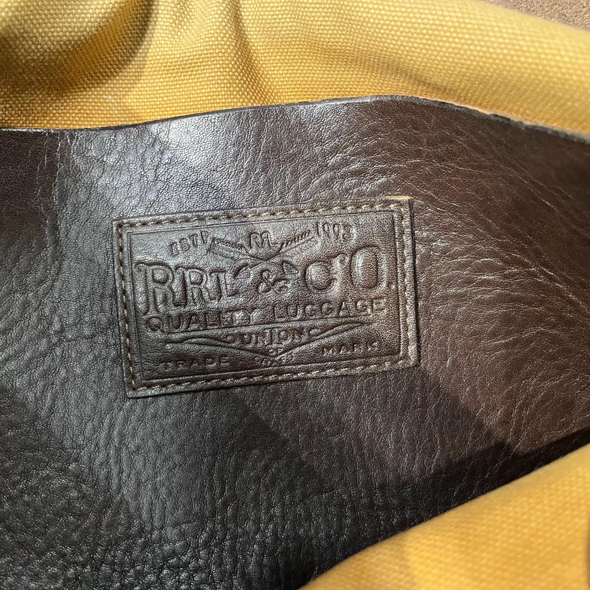 RRL Ralph Lauren RRL Leather Tote Bag by Ralph Lauren Size ONE SIZE - 3 Thumbnail