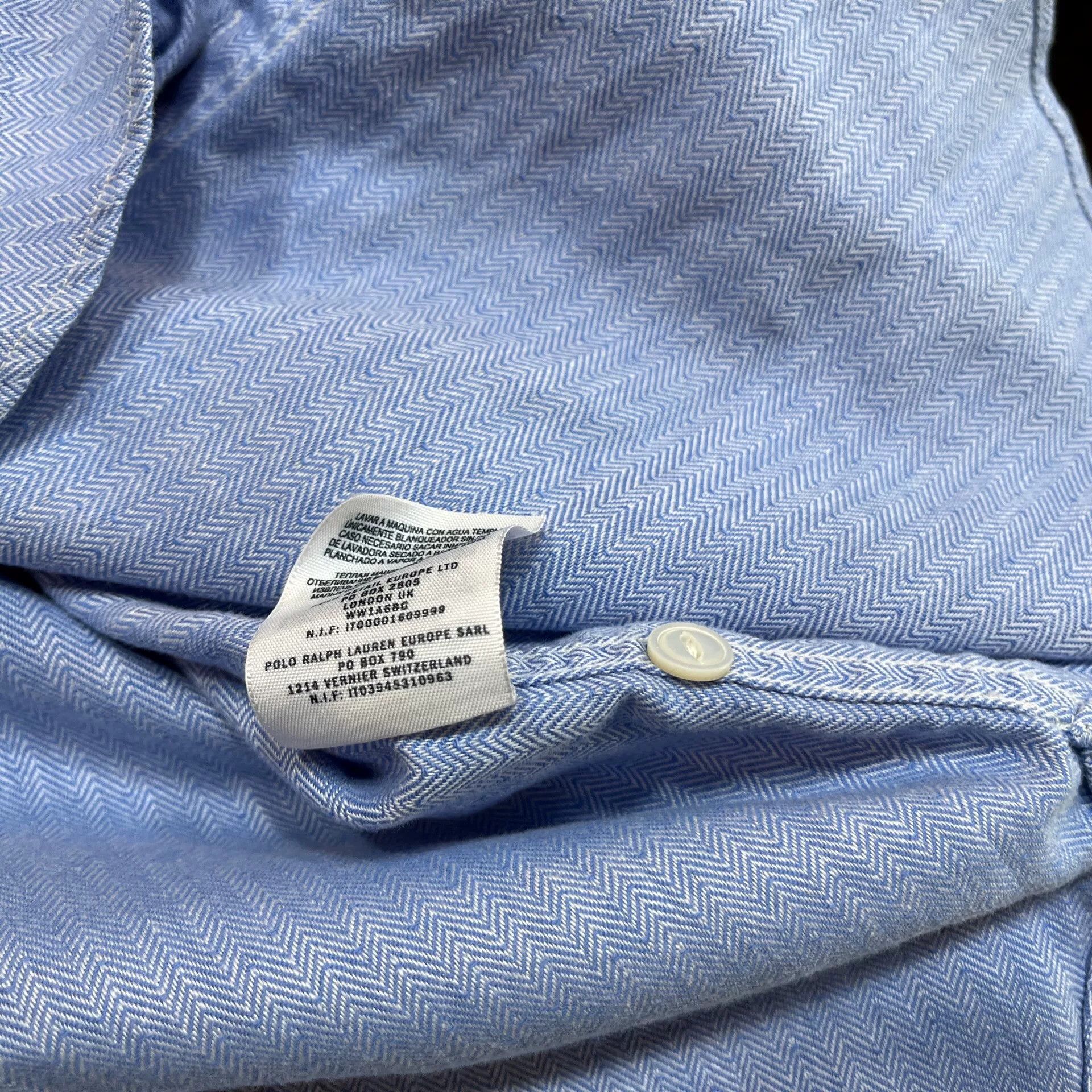 RRL Ralph Lauren RRL Herringbone Shirt by Ralph Lauren Size US S / EU 44-46 / 1 - 7 Thumbnail