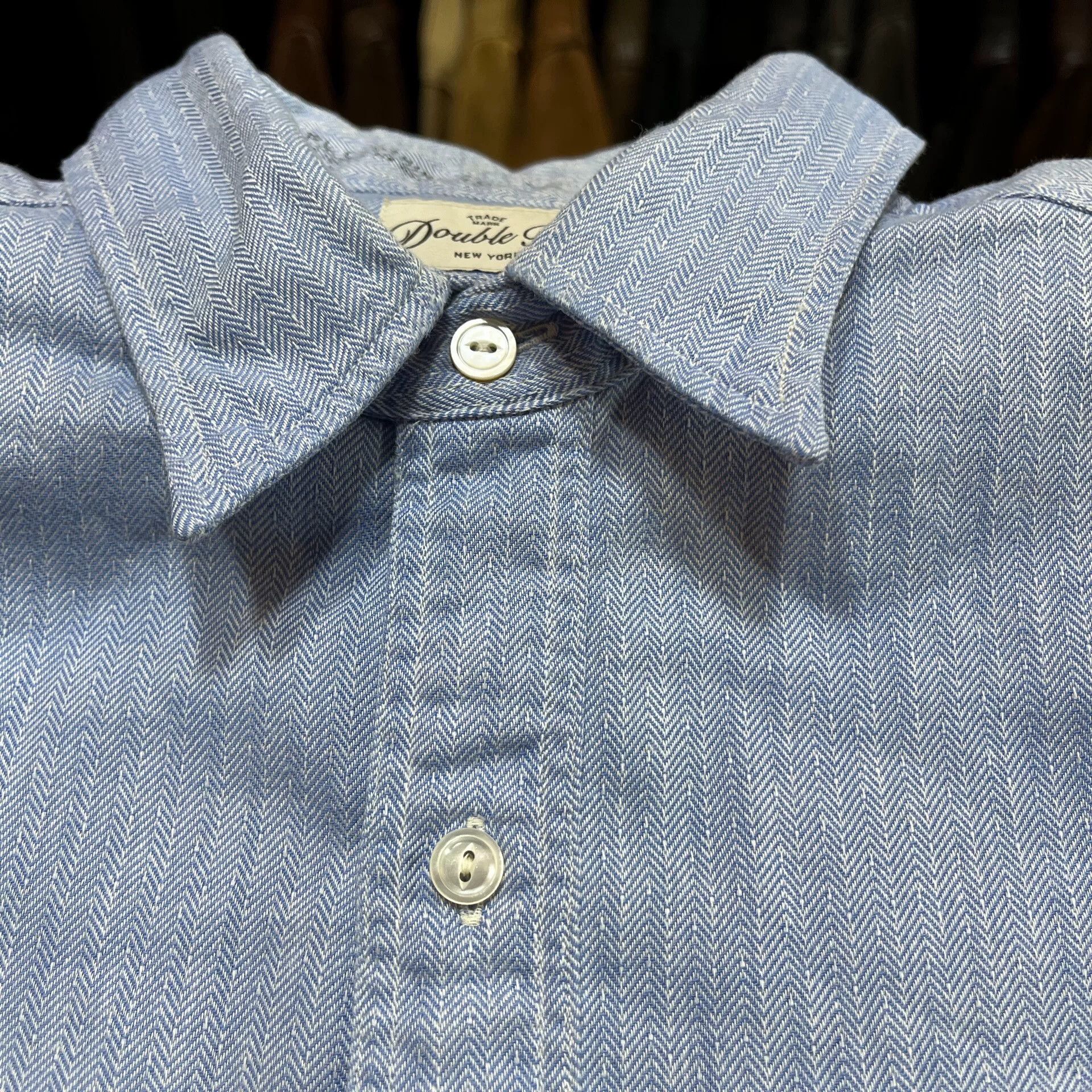 RRL Ralph Lauren RRL Herringbone Shirt by Ralph Lauren Size US S / EU 44-46 / 1 - 6 Thumbnail
