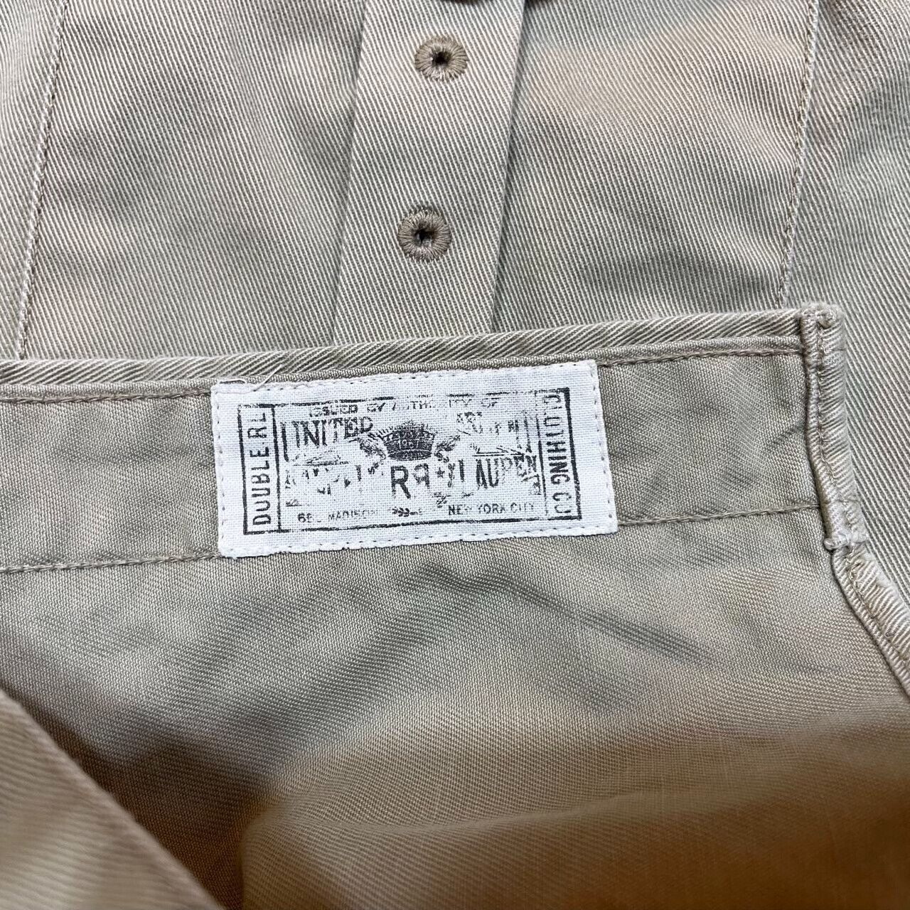 RRL Ralph Lauren RRL Military Shirt by Ralph Lauren Size US M / EU 48-50 / 2 - 5 Thumbnail