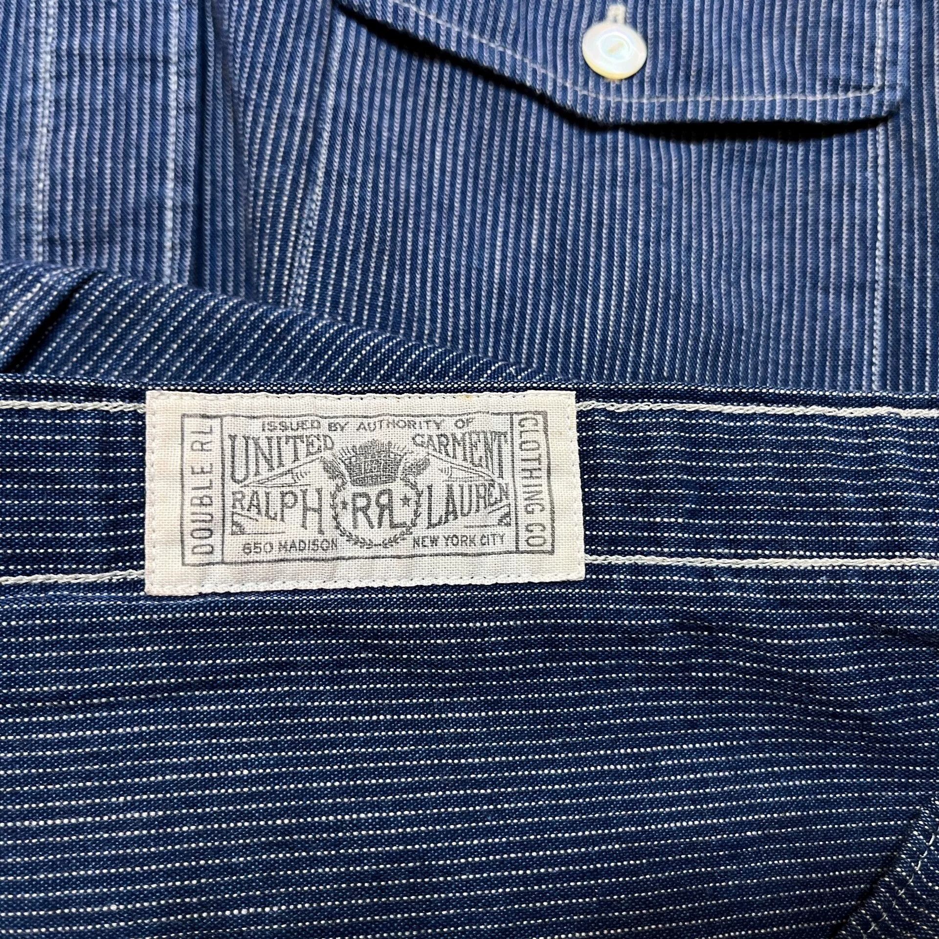 RRL Ralph Lauren RRL Striped Shirt by Ralph Lauren Size US L / EU 52-54 / 3 - 5 Thumbnail