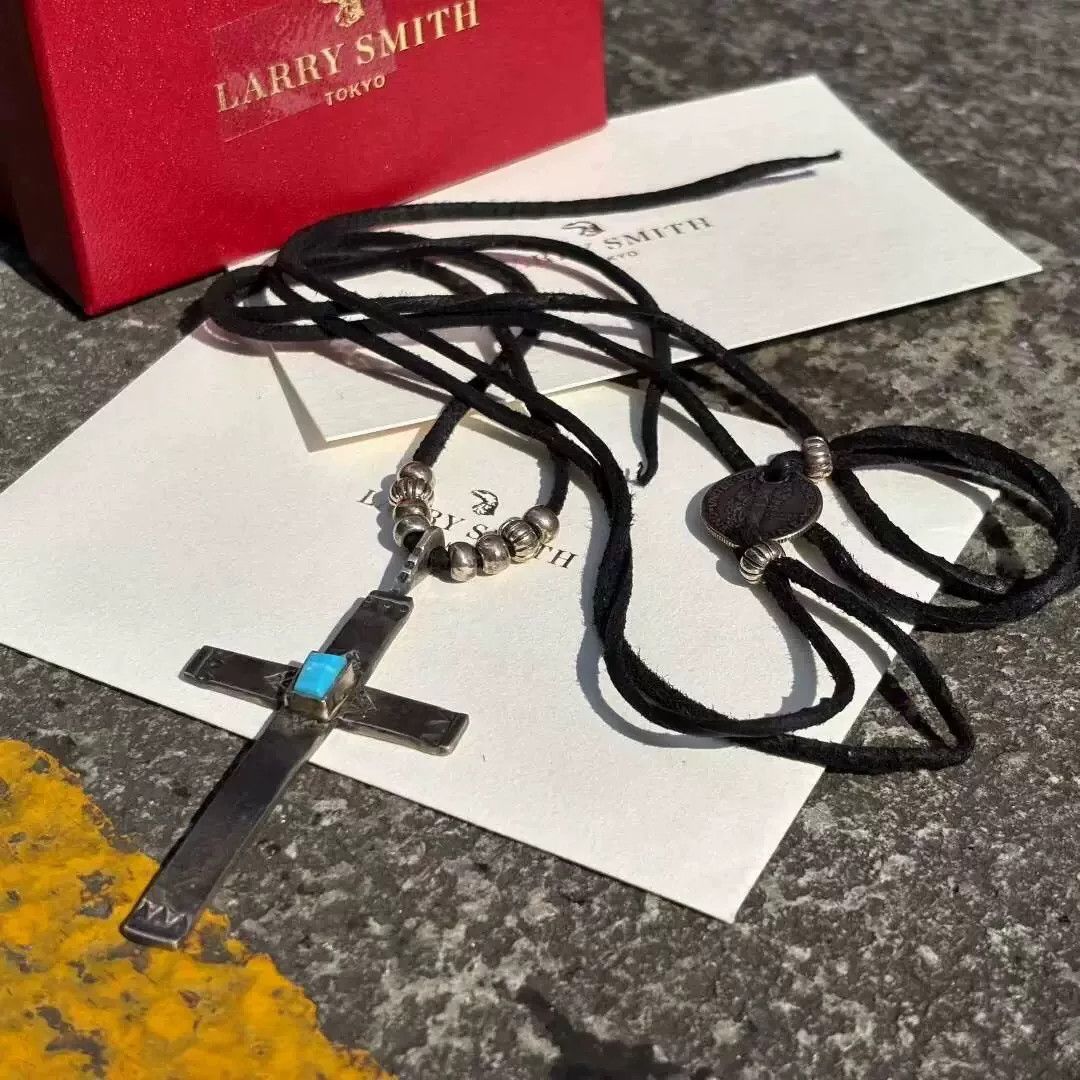 Larry Smith Larry Smith Turquoise Cross Necklace Size ONE SIZE - 5 Thumbnail