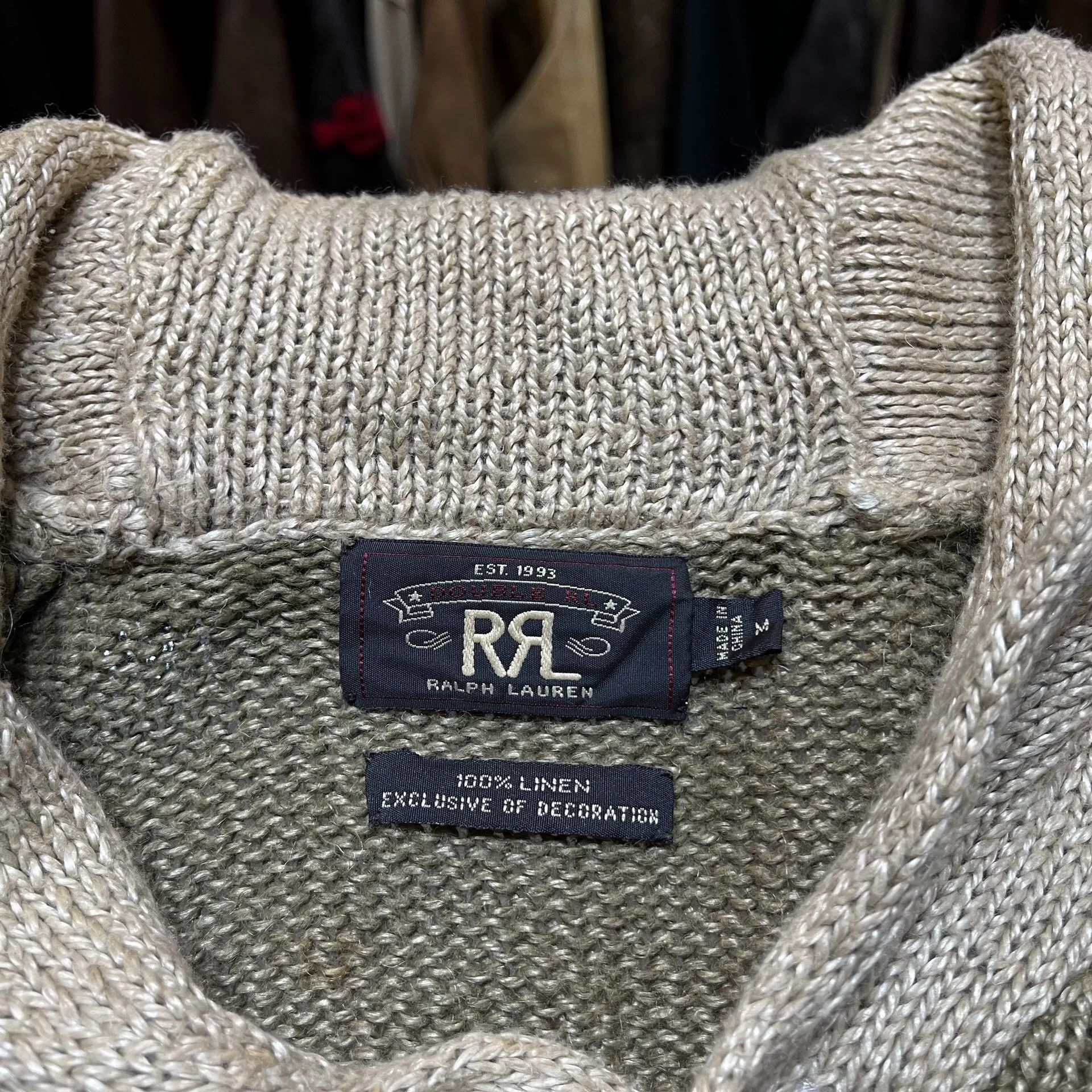 RRL Ralph Lauren RRL Linen Sweater Jacket by Ralph Lauren Size US M / EU 48-50 / 2 - 3 Thumbnail
